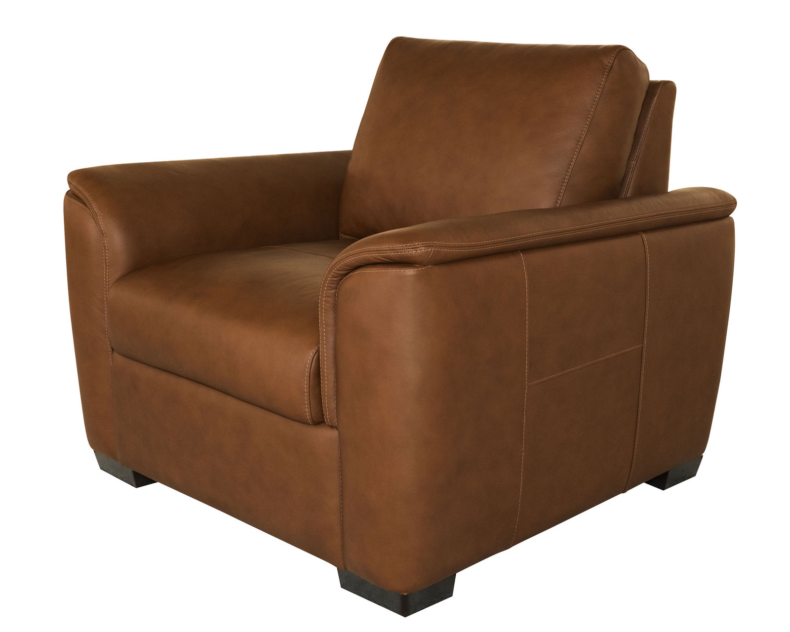 Henry 90" Leather Stationary Sofa (in stock)