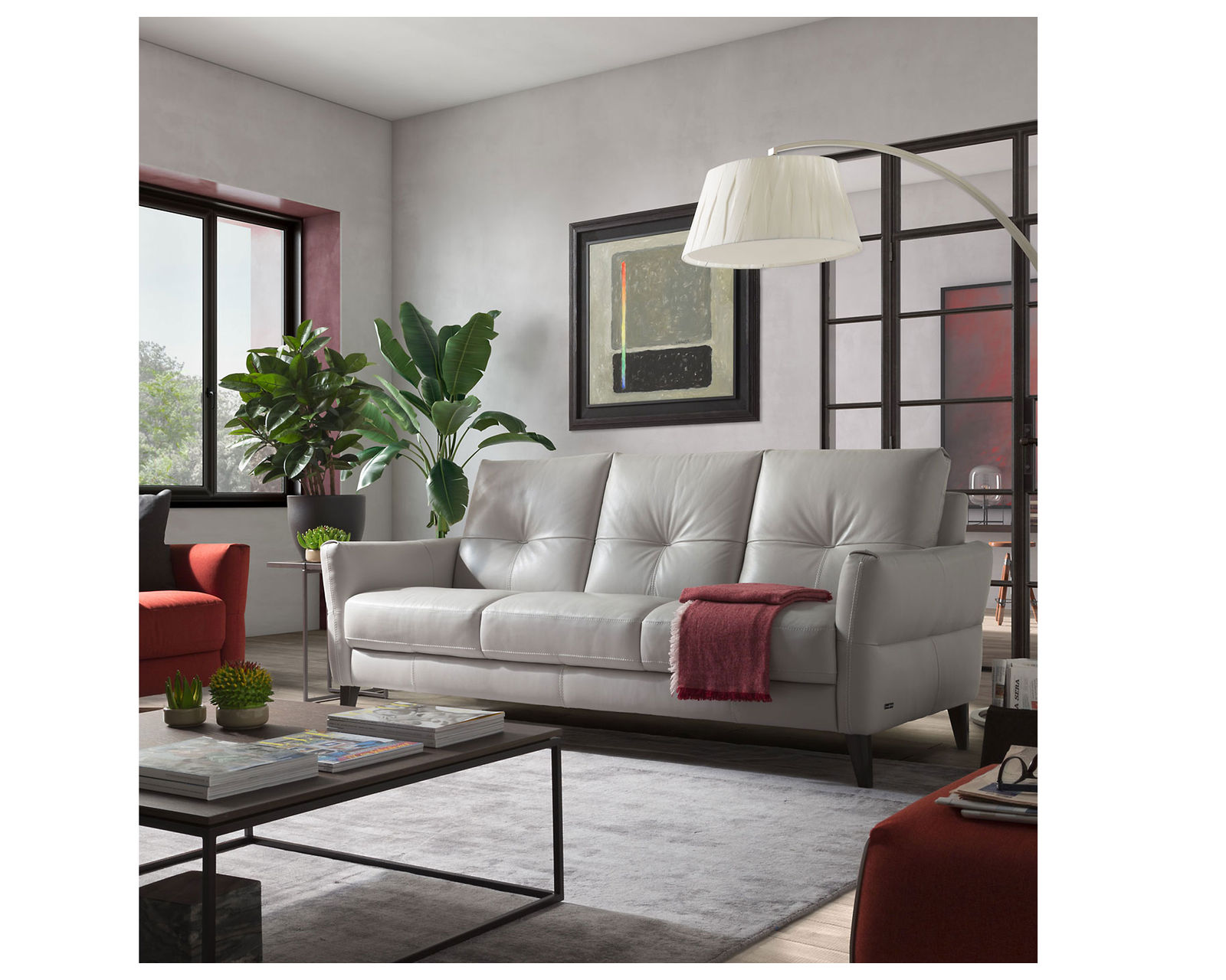 Leale C094 Sofa (83") +50 leathers