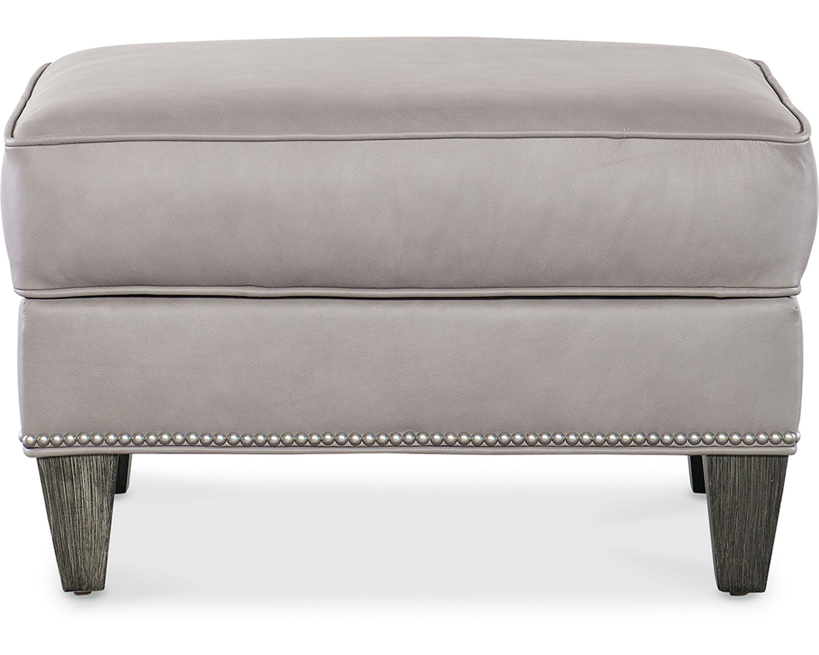 Bradington Young Christopher 318 Sofa (12 leathers) 8-Way Hand Tie - Christopher 20" x 27" Ottoman