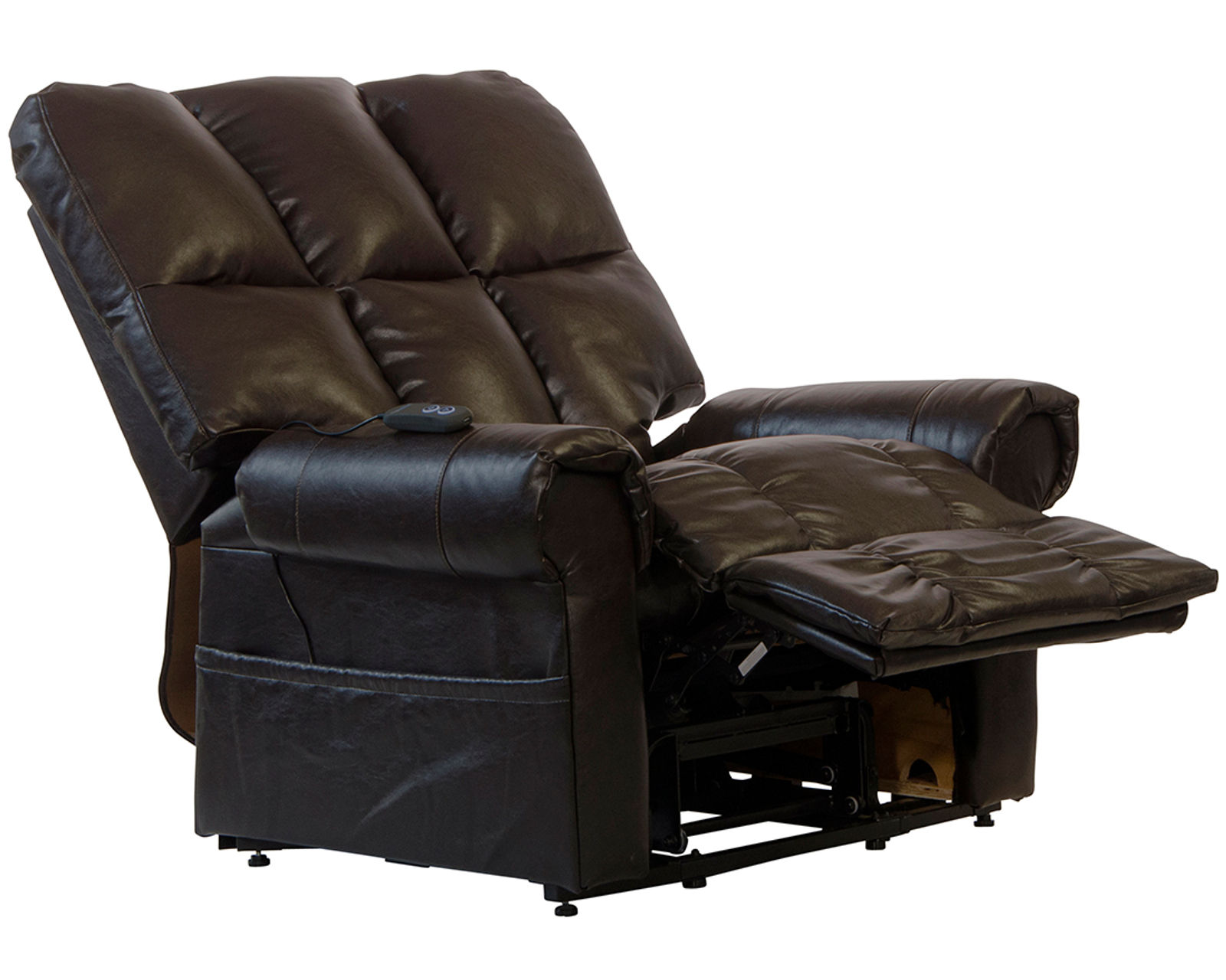 Stallworth Big Man’s Heavy-Duty Power Lift Full Lay-Out Chaise Recliner 450 Pounds Rated (2 colors) - Relax More. Rise Easier.