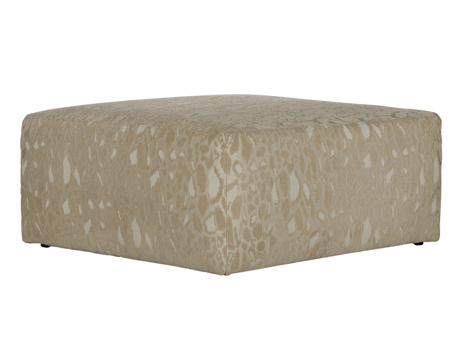 Lamar 90" Sofa (2 colors) includes pillows - Lamar 42" Square Cocktail Ottoman Shown in Fabric Cream