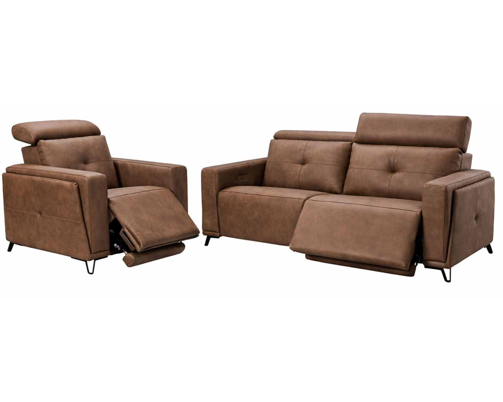 Mackenzie Dual Power Reclining Sofa — Available in Standard & Wide Cushions, 140+ Leather Options, and 80", 84", or 112" Widths - Your Style, Your Comfort, Your Price Point