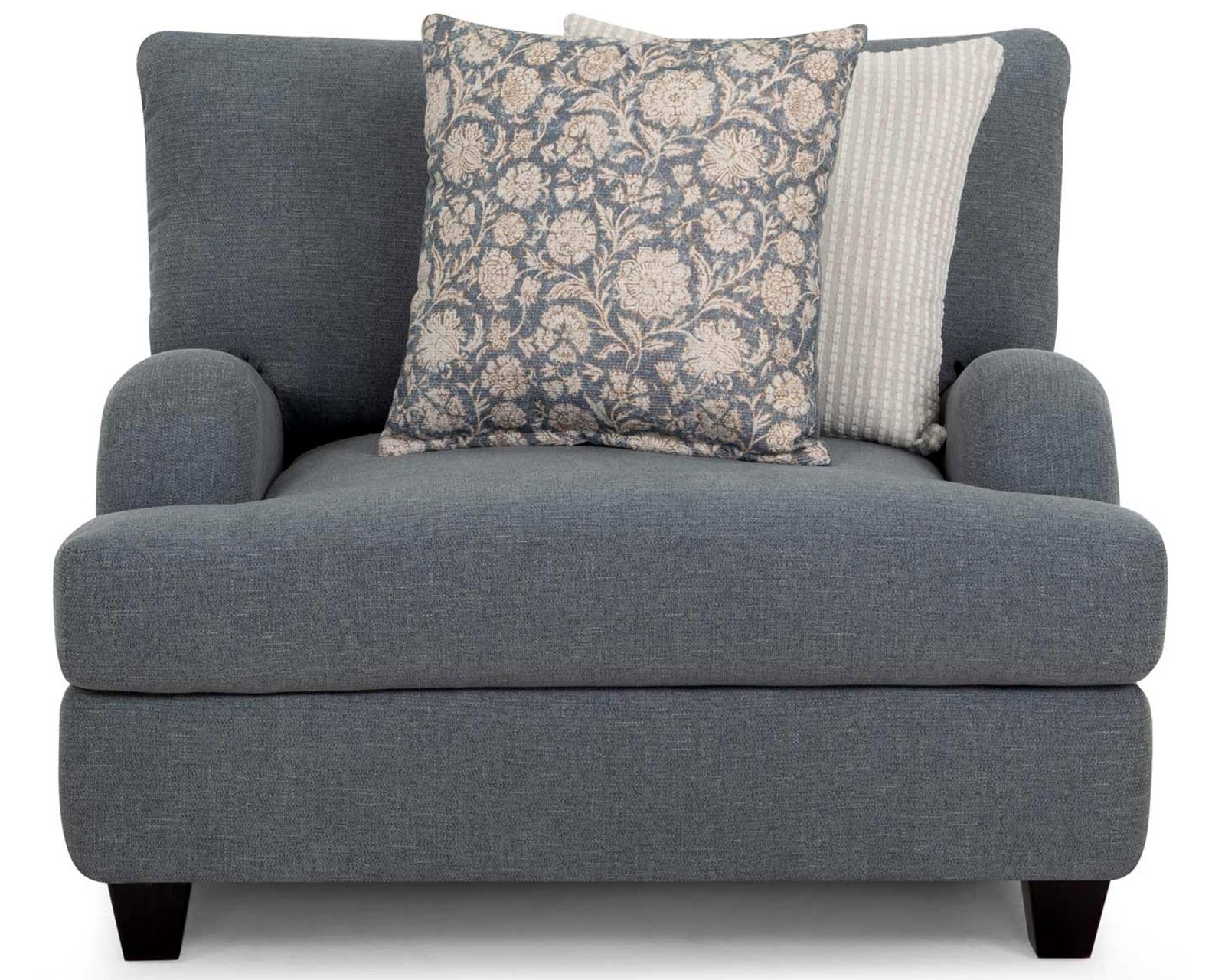 Laurel 93" Sofa (Timeless Style. Effortless Comfort. Beautifully at Home) - Shown in Durable Polyester Color Lake