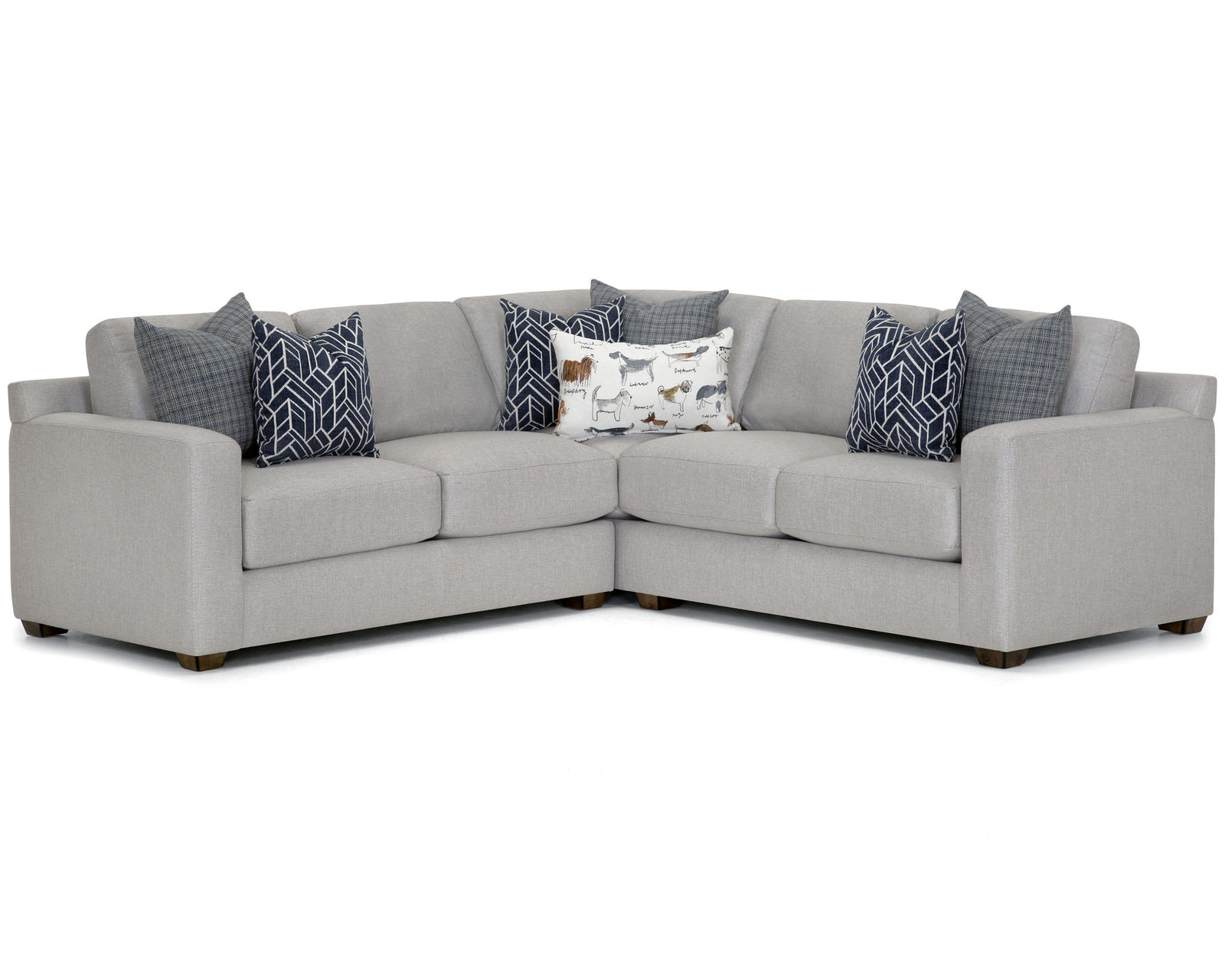 Oscar 952 Stationary Sectional (Includes Pillows)