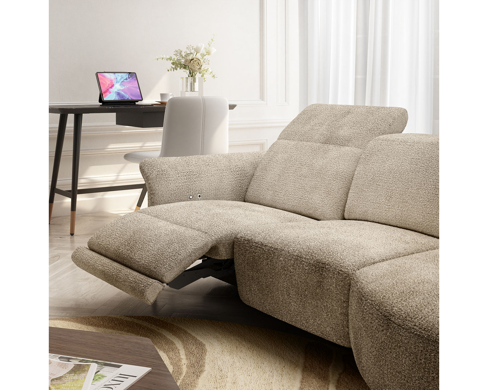 Venezia C300 Power Reclining Sofa (88") +50 leathers