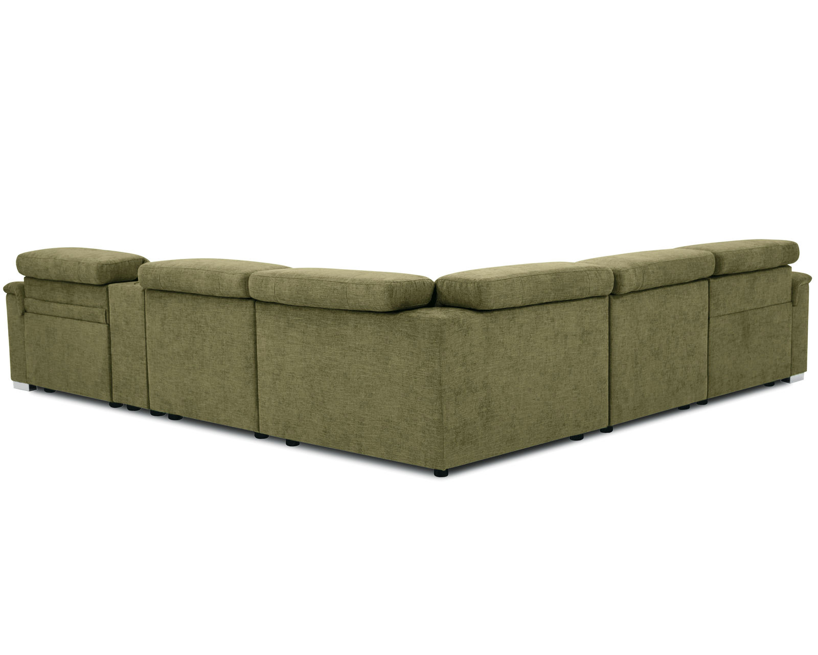 Keoni 44000 Power Headrest Power Reclining Sectional (+50 fabrics) - Fabric - Pescara Avocodo