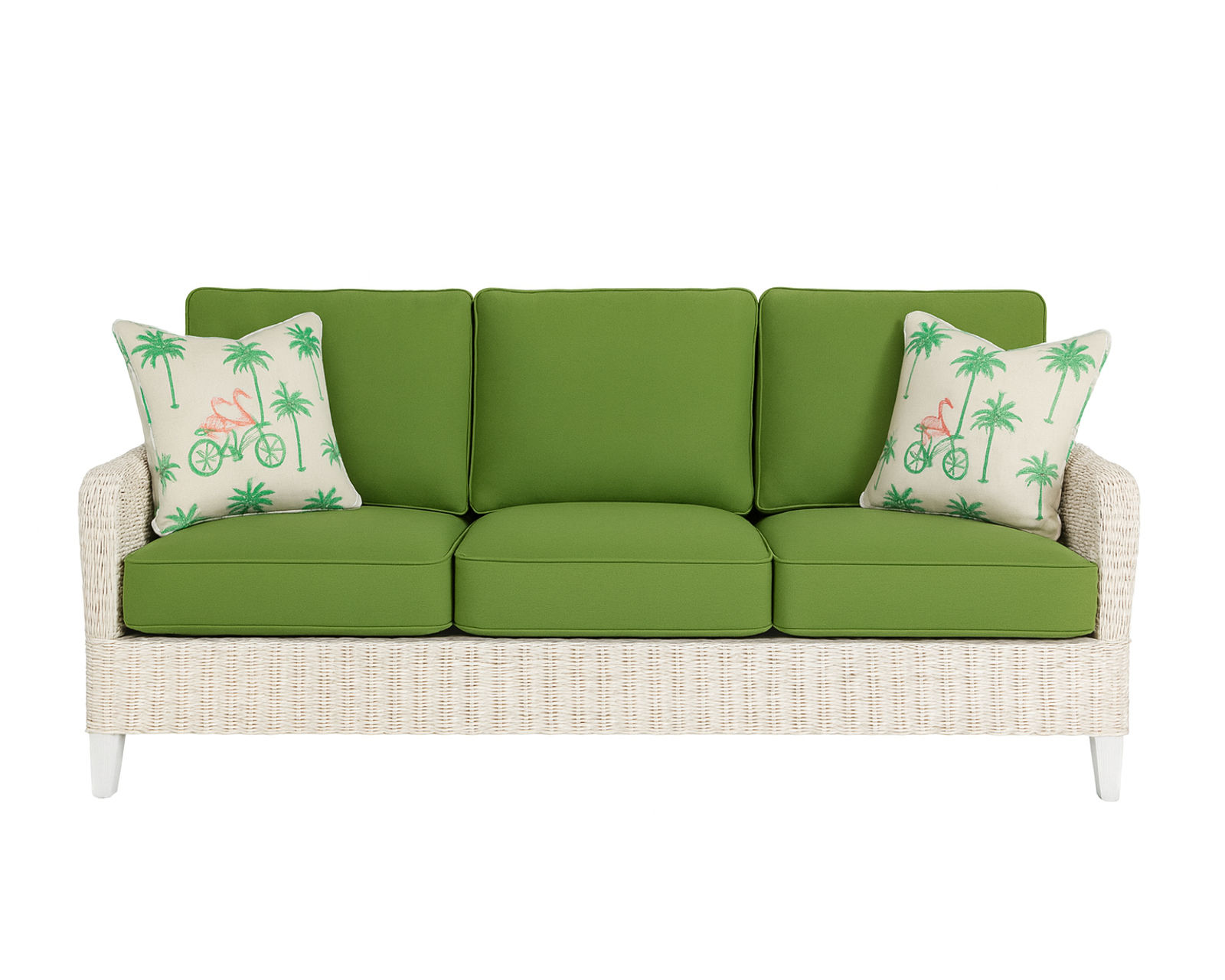 Gibraltar 75" Rattan Sofa Blue (+28 finishes - 69 fabrics) - Gibraltar 75" Sofa