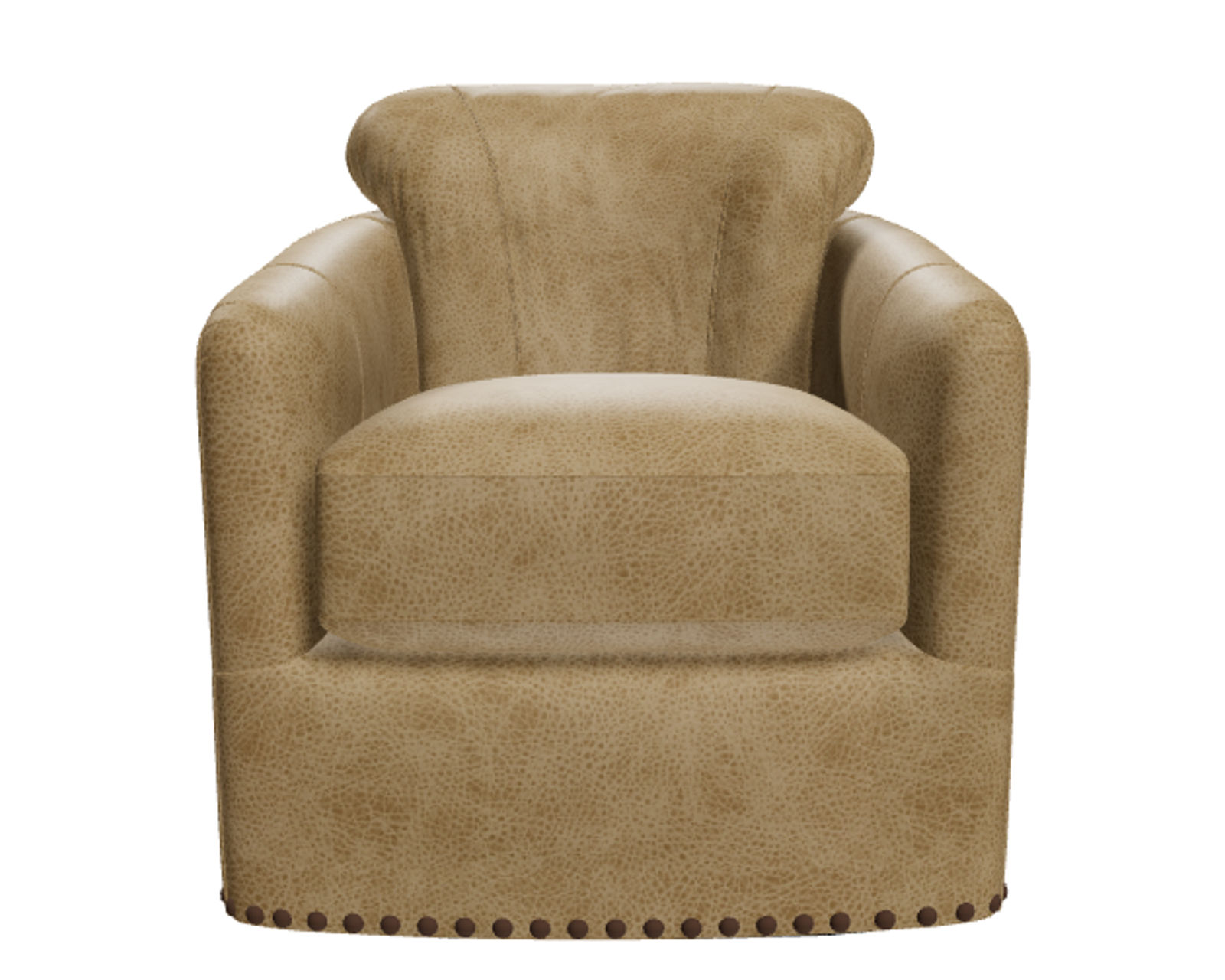 Troy L0404 Swivel Glider (+40 leathers) - +40 top-grain leathers and choice of nailhead trim