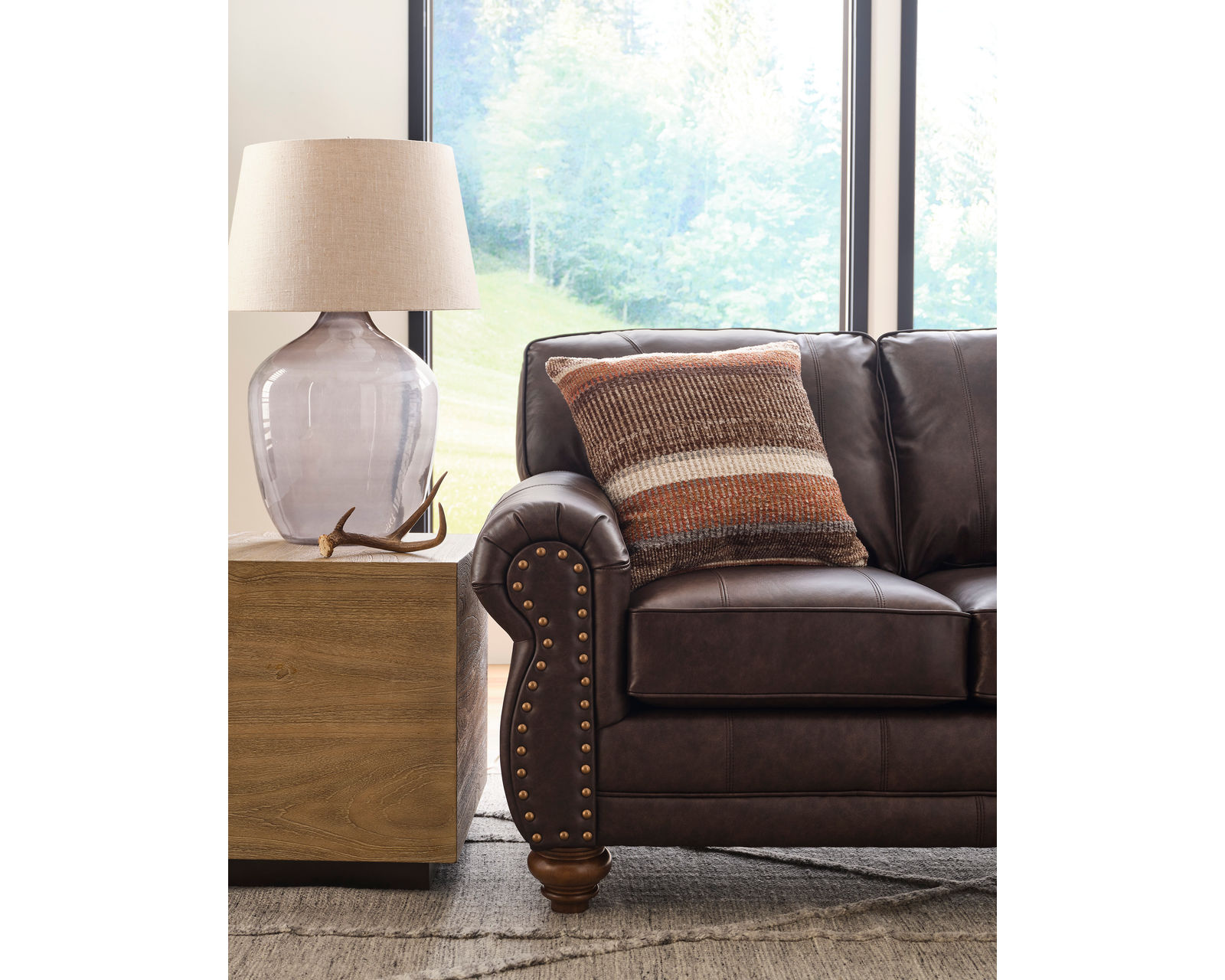 🎣 Noble 83" Leather Sofa - Nobile 83" Leather Sofa