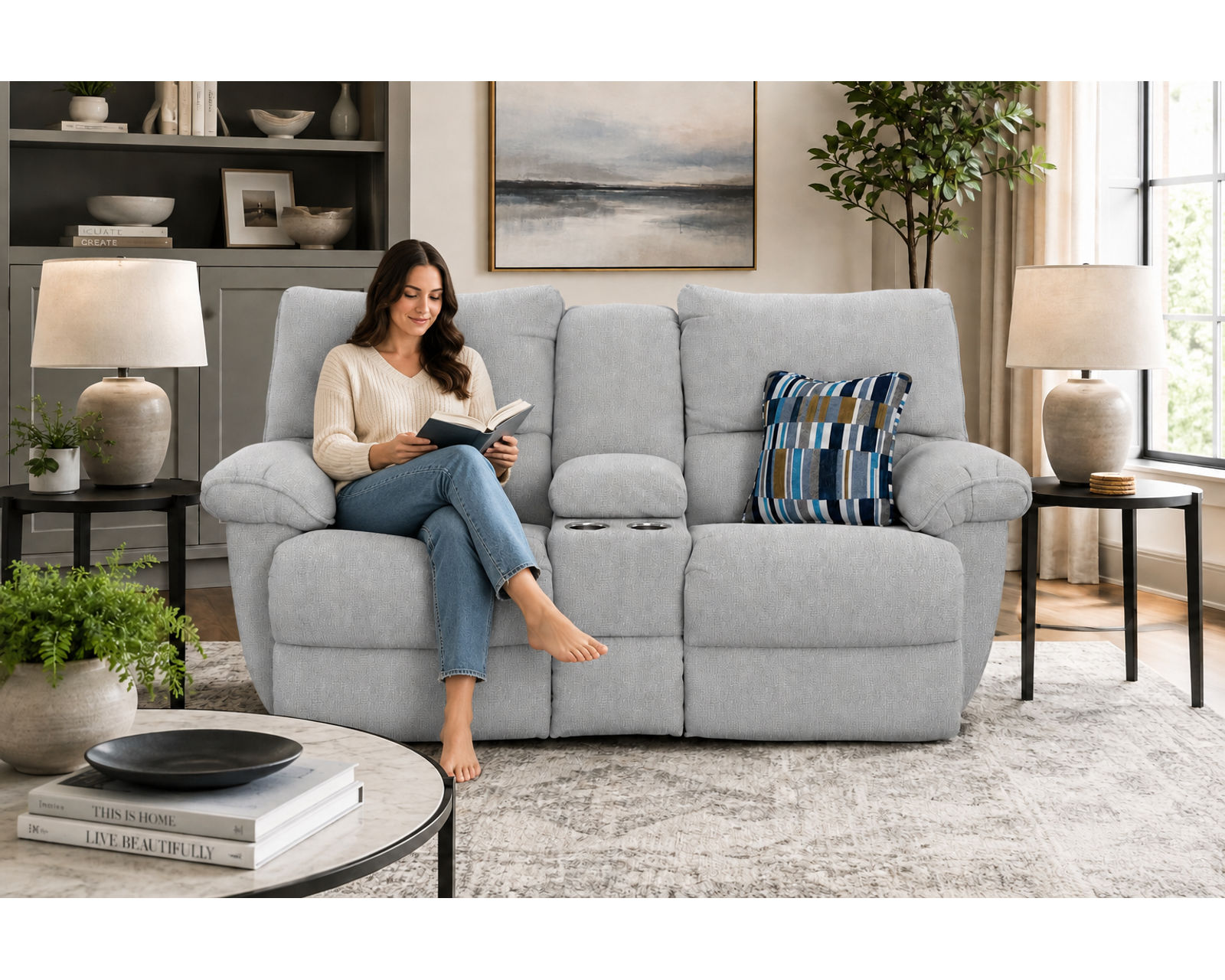 Lenny 90" Power Lay Flat Reclining Sofa (2 colors) - Relax Better. Live Better.