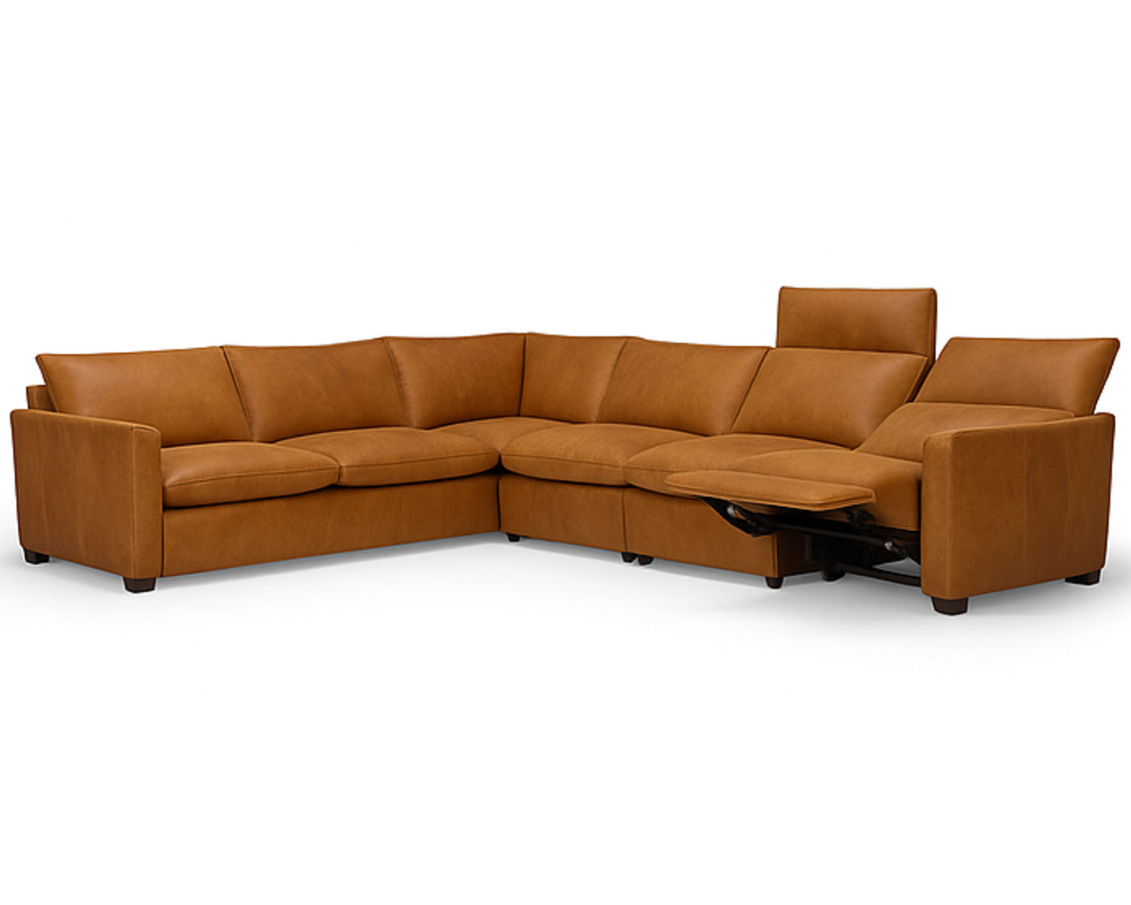Laguna 77752 Power Reclining Sectional (+100 leathers) - Layout N: Four Piece Reclining Sectional 107" x 139"