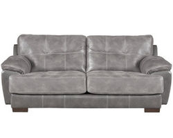 Drummond 97" Faux Leather Fabric Sofa - Includes Pillows (2 Colors)