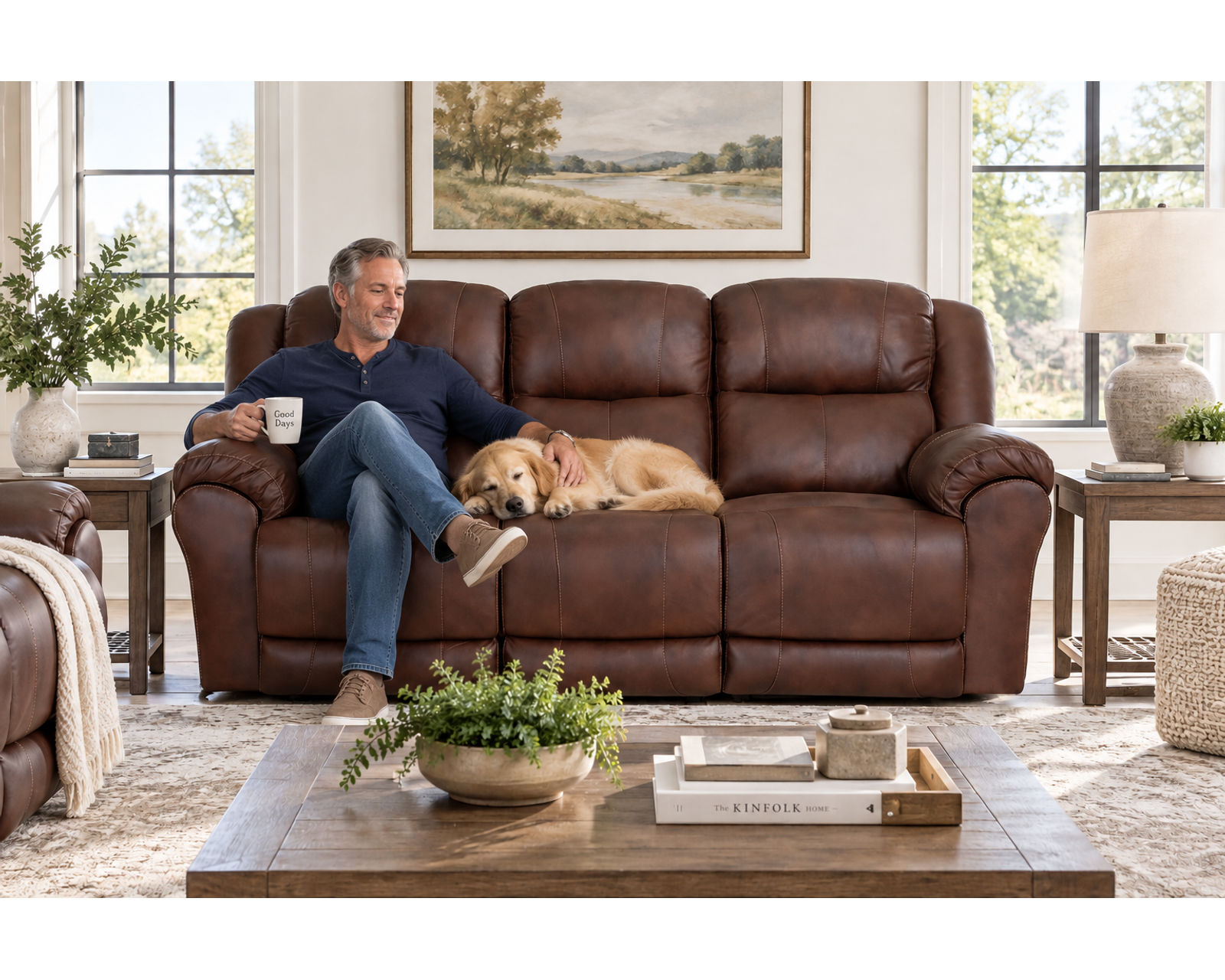 Croft 90" Reclining Sofa (Plush Comfort. Easy Reclining. Built for Everyday Living)  2 colors - Comfort in Motion. Built to Last.
