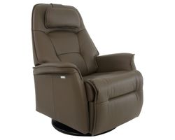 Stockholm Dual Power Swivel Glider Recliner Safari (In stock - Fast shipping)
