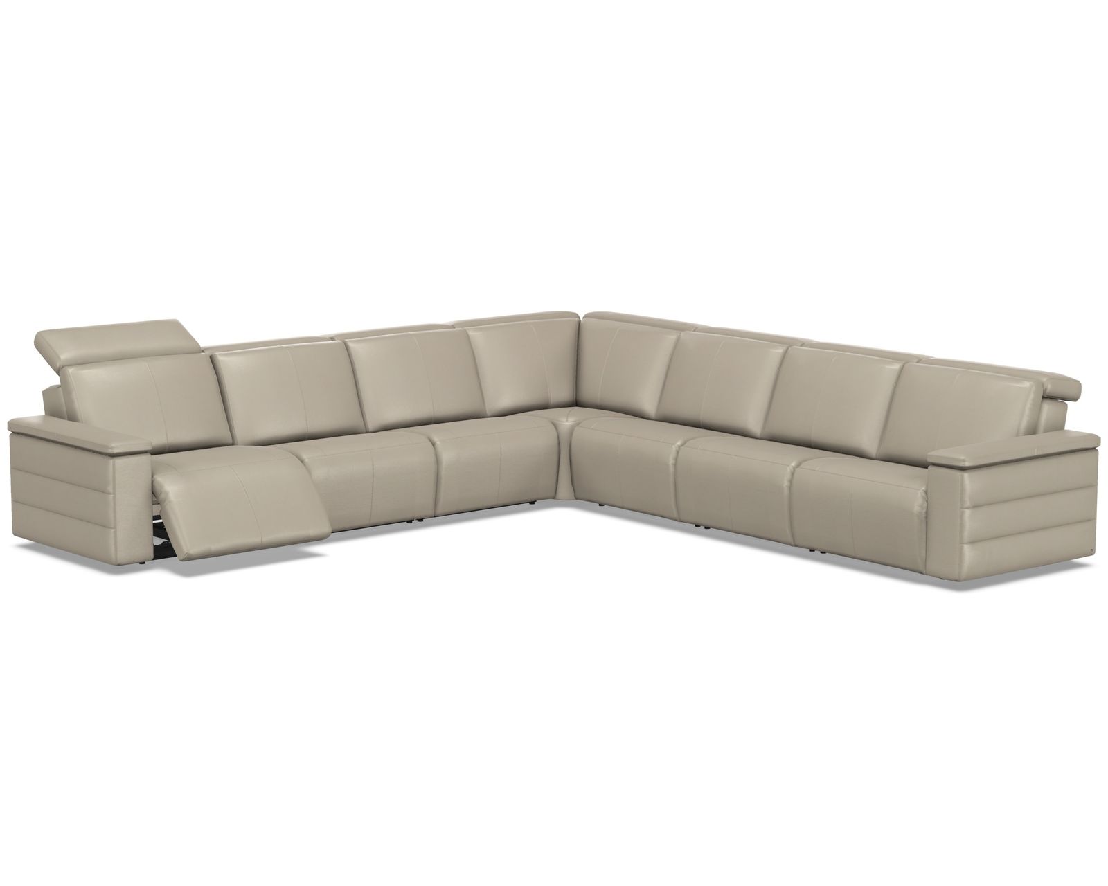 Nala 3003 Power Headrest Power Reclining Sectional (standard and wide width) +140 leathers - Add additional wide armless recliner and make your sectional larger