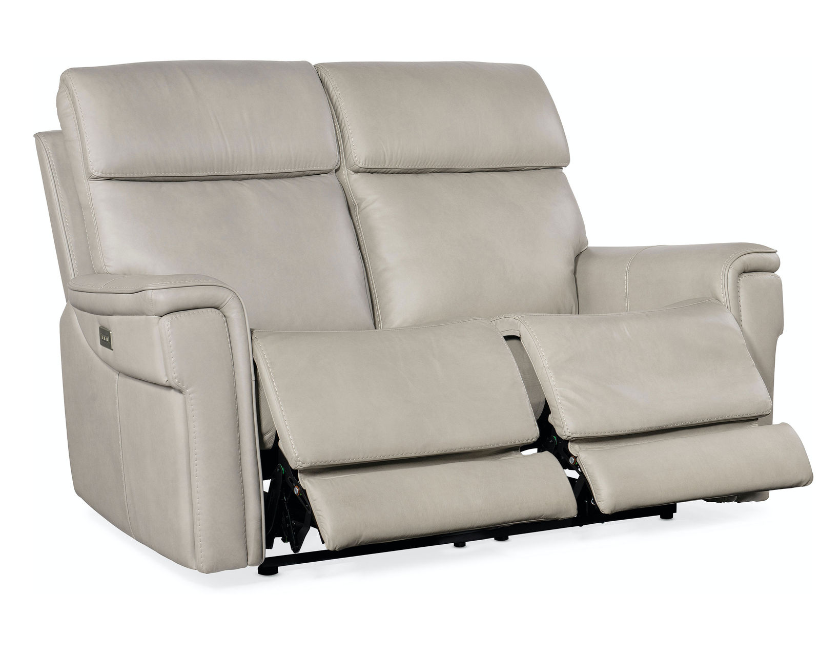 Lyra Leather Zero Gravity Power Sofa w/Power Headrest 89" (Ash) In stock - Lyra Zero Gravity Power Loveseat w/Power Headrest