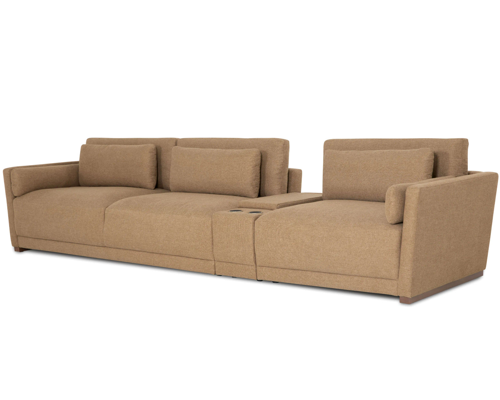 Shea 77646 Stationary Leather Sectional (100+ leathers) - Layout A: Four Piece Sectional 142" Wide