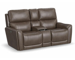 Carter 1587 Triple Power Reclining Console Loveseat (+2 colors) In stock - Zero Gravity