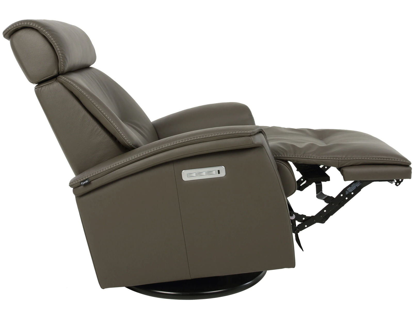 Rome Triple Power Swivel Glider Recliner Graphite (In stock - Fast shipping) - Rome Power Headrest - Lumbar - Recline Swivel Glider Recliner Graphite (In stock - Fast shipping)