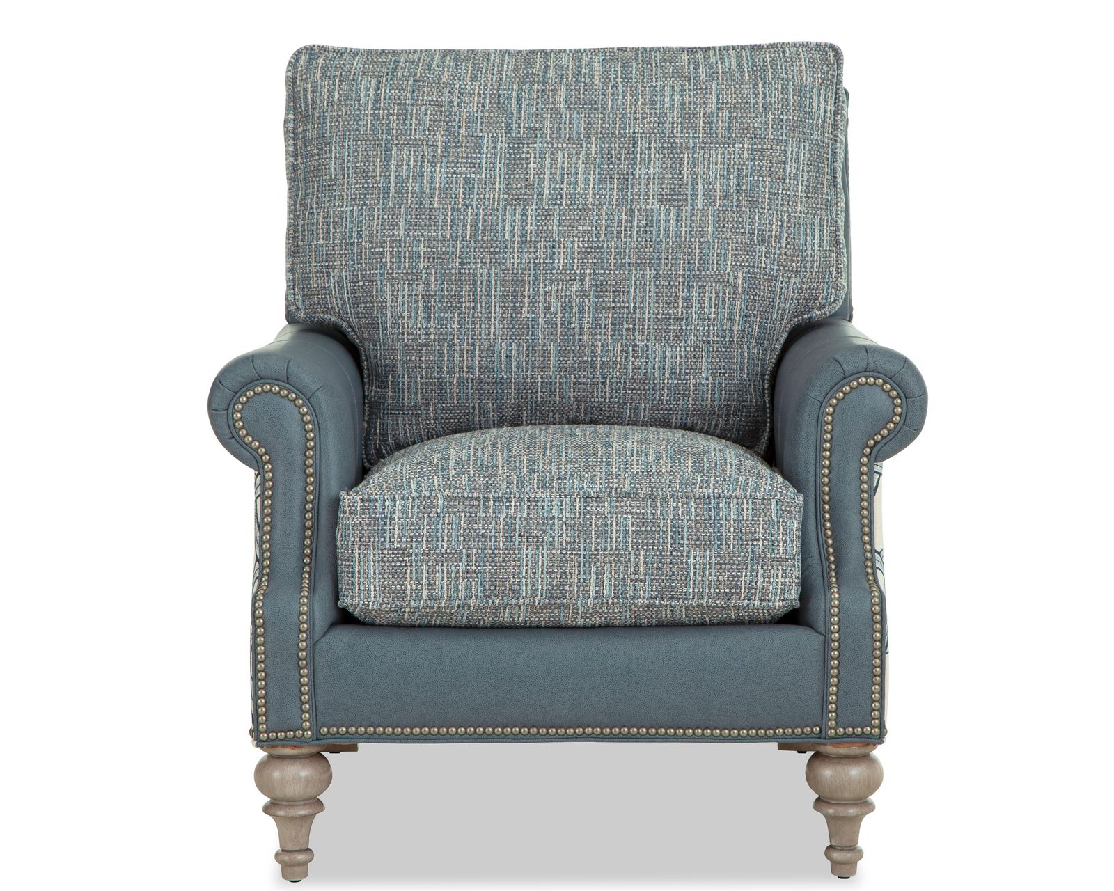 Wendover LF0282 Accent Chair (leather and fabric) - Wendover LF0282 Accent Chair (leather and fabric)