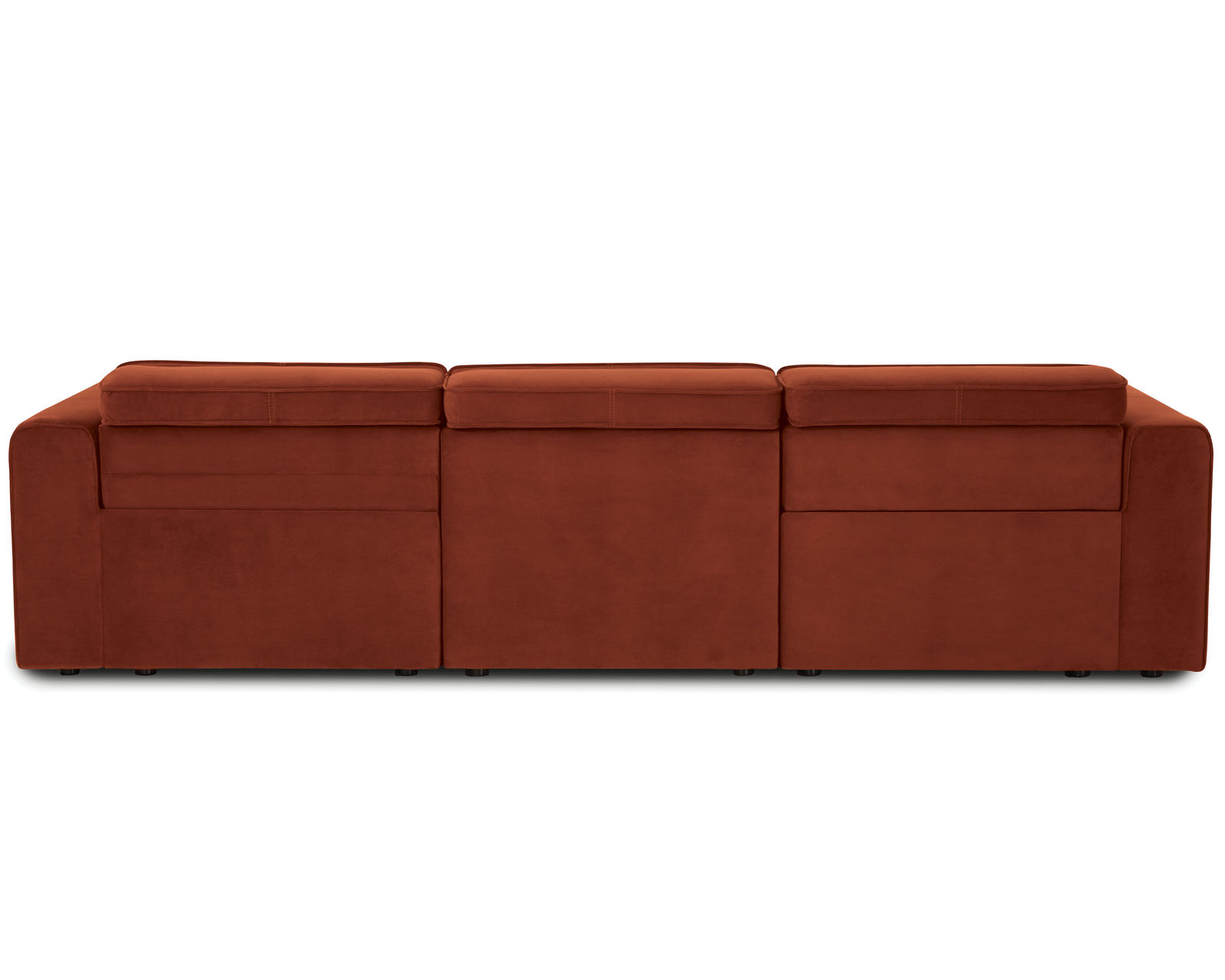 Colton 44007 Power Headrest Power Reclining Sectional (+50 fabrics) - Rear View