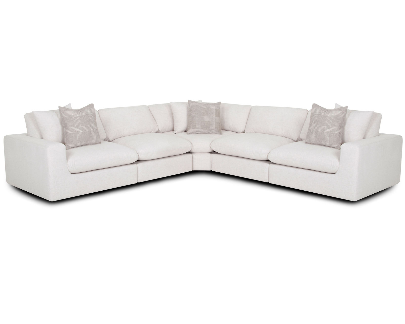 Darcy 972 Stationary Sectional - Layout A: Five Piece Sectional 117" x 117"