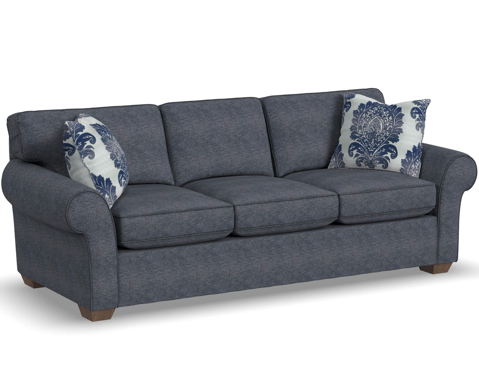 Vail  7305 Sofa (+100 fabrics) 82" or 91" - Features the Flexsteel Blue Steel Seat Spring never needs replacing.
