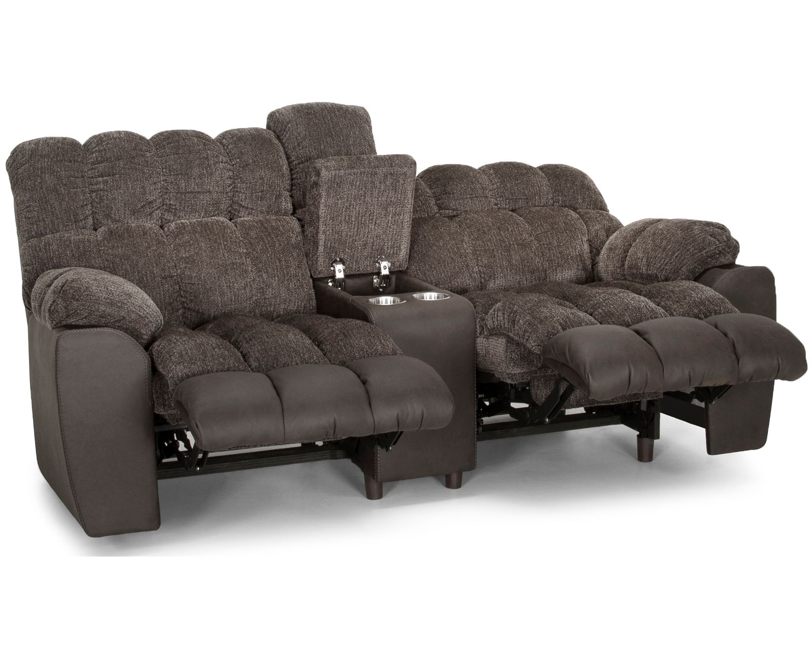 Westwood 88.5" Reclining Sofa with Drop-Down Table, Reading Lights, Cupholders & Storage Drawer (Movie-Night Comfort. Entertainment Built Right In) - Westwood — Sit Back. The Entertainment Starts Here.