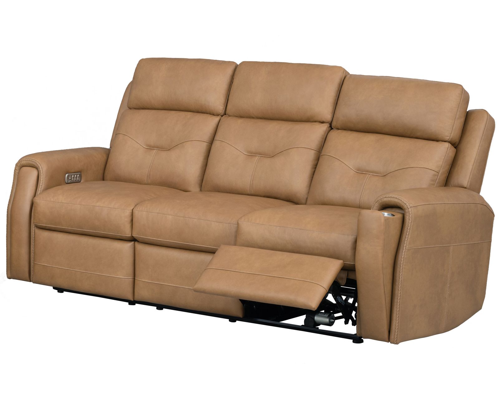 Felix 1536 Leather Zero Gravity Triple Power Reclining Console Loveseat with Heat and Massage (2 colors) in stock - Felix Zero Gravity Triple Power Reclining Sofa 