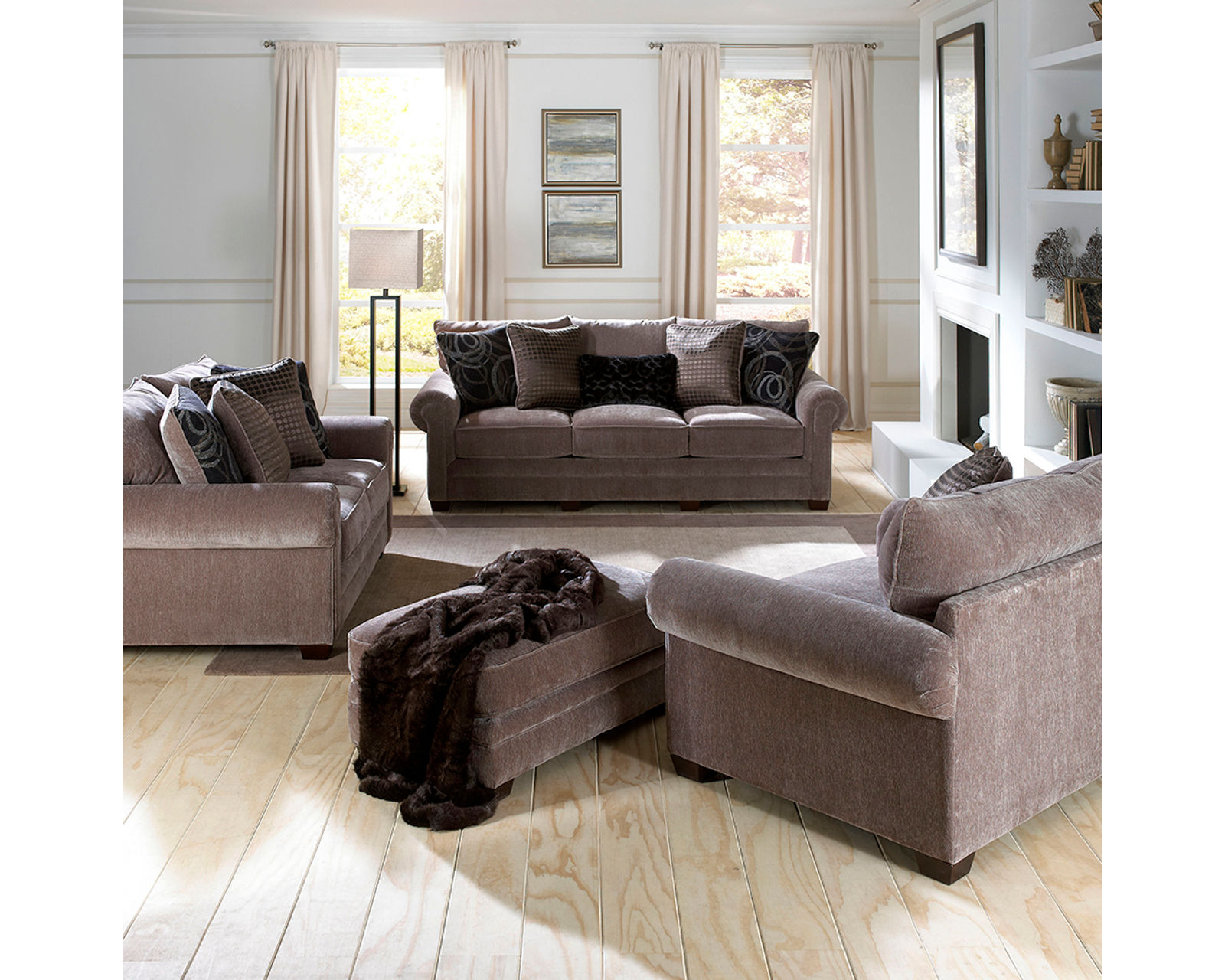 Austin 96" Oversized Sofa (includes pillows) - Strength You Can See. Comfort You Can Feel.