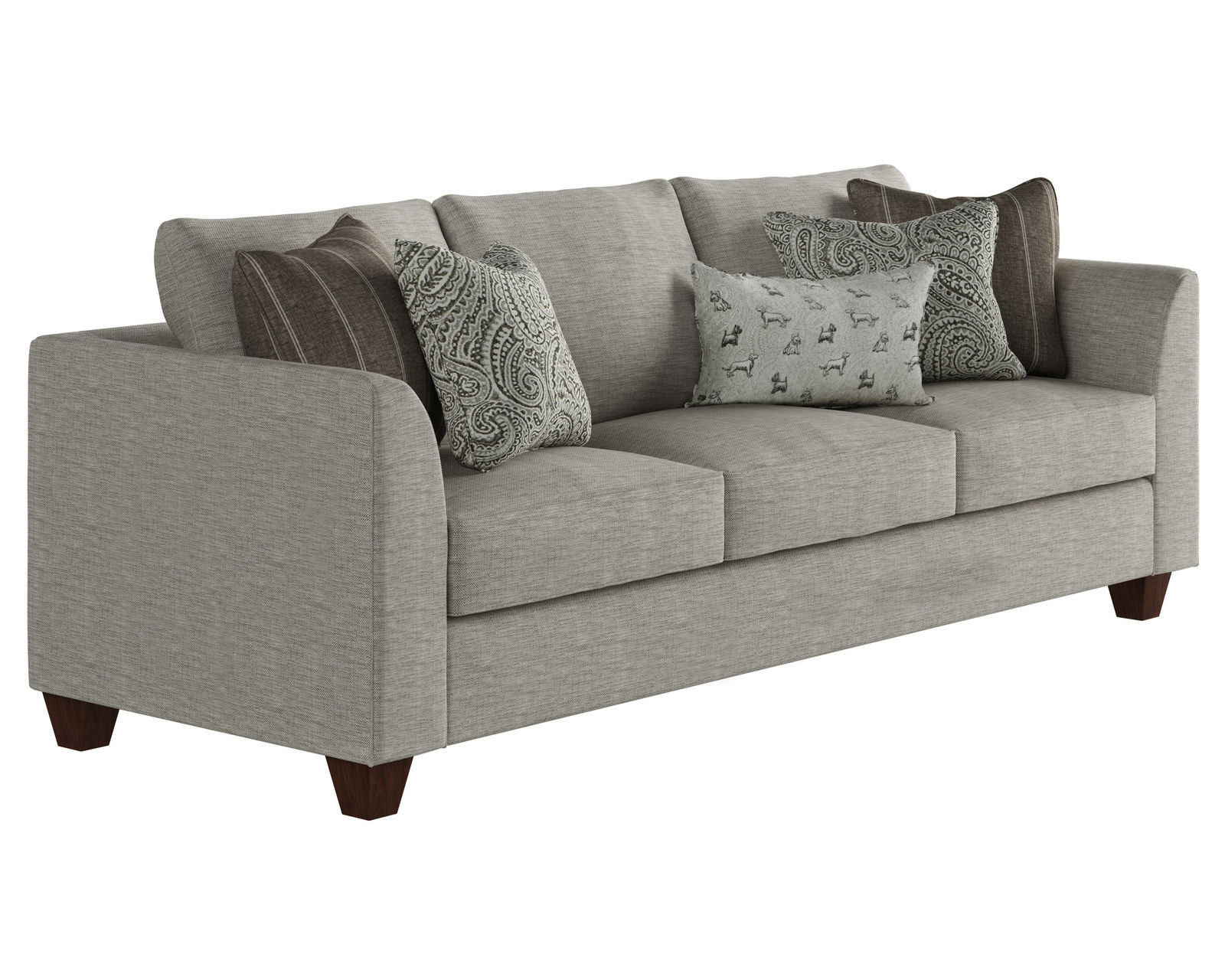 Homecoming Stone 94" Sofa 28-00KP (includes pillows) performance fabric