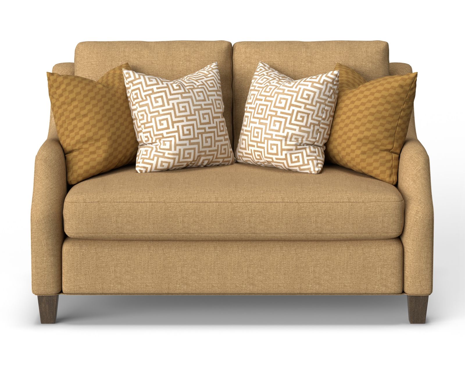 Gianna 7823 Bench Seat Sofa (86") +100 fabrics - Gianna 60" Bench Seat Loveseat (One Cushion)