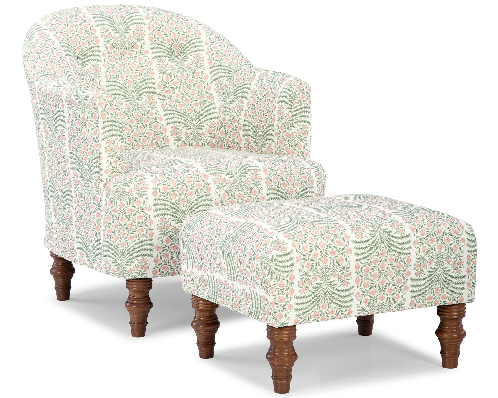 Erin & Ben Arden Accent Chair (+50 fabrics) - Arden Club Chair and Ottoman