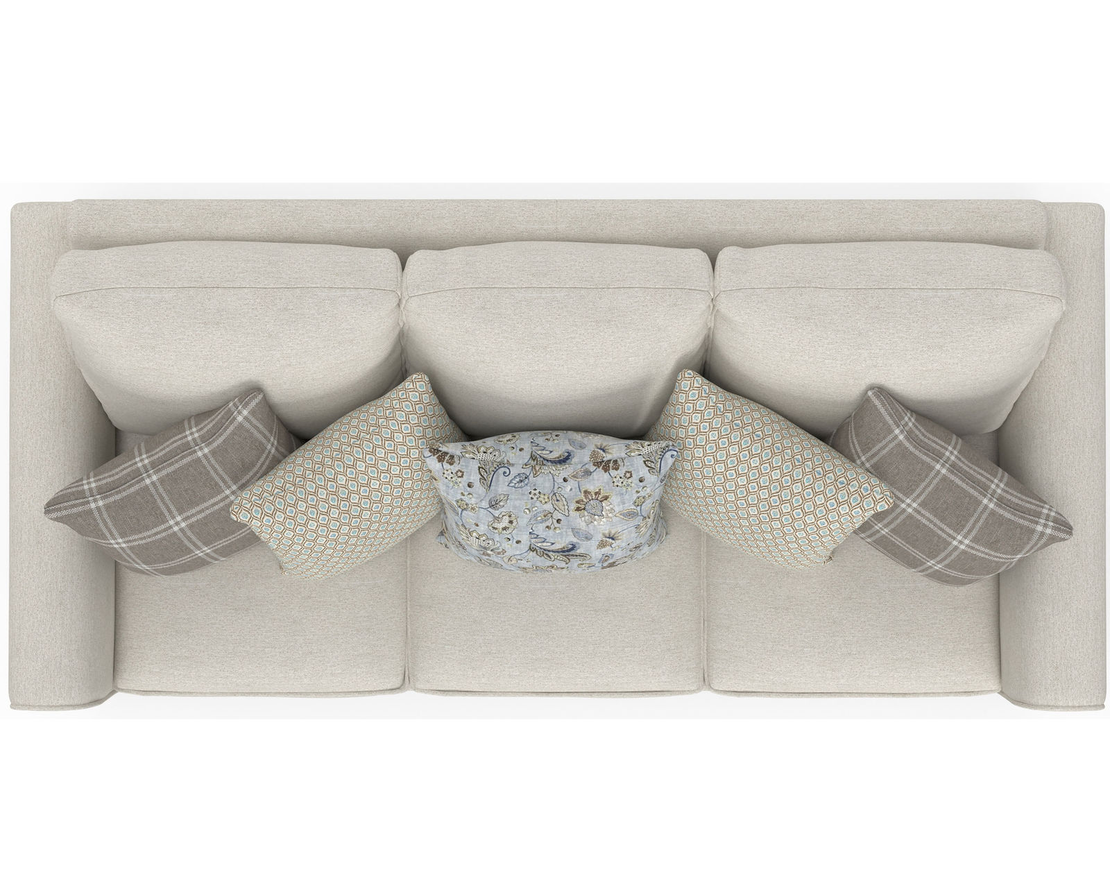 Magnolia 90" Sofa (durable polyester fabric) includes pillows  - Magnolia 90" Sofa