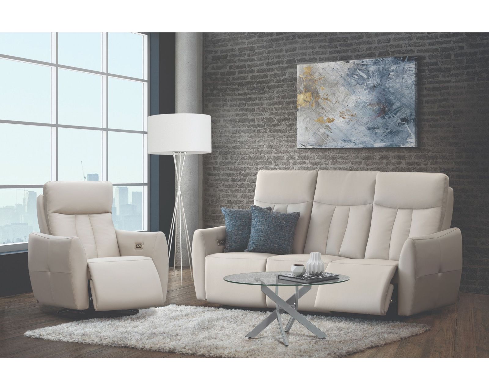 Laurel 75" Reclining Sofa (+140 leathers) - Endless Custom Options. One Perfect Fit.