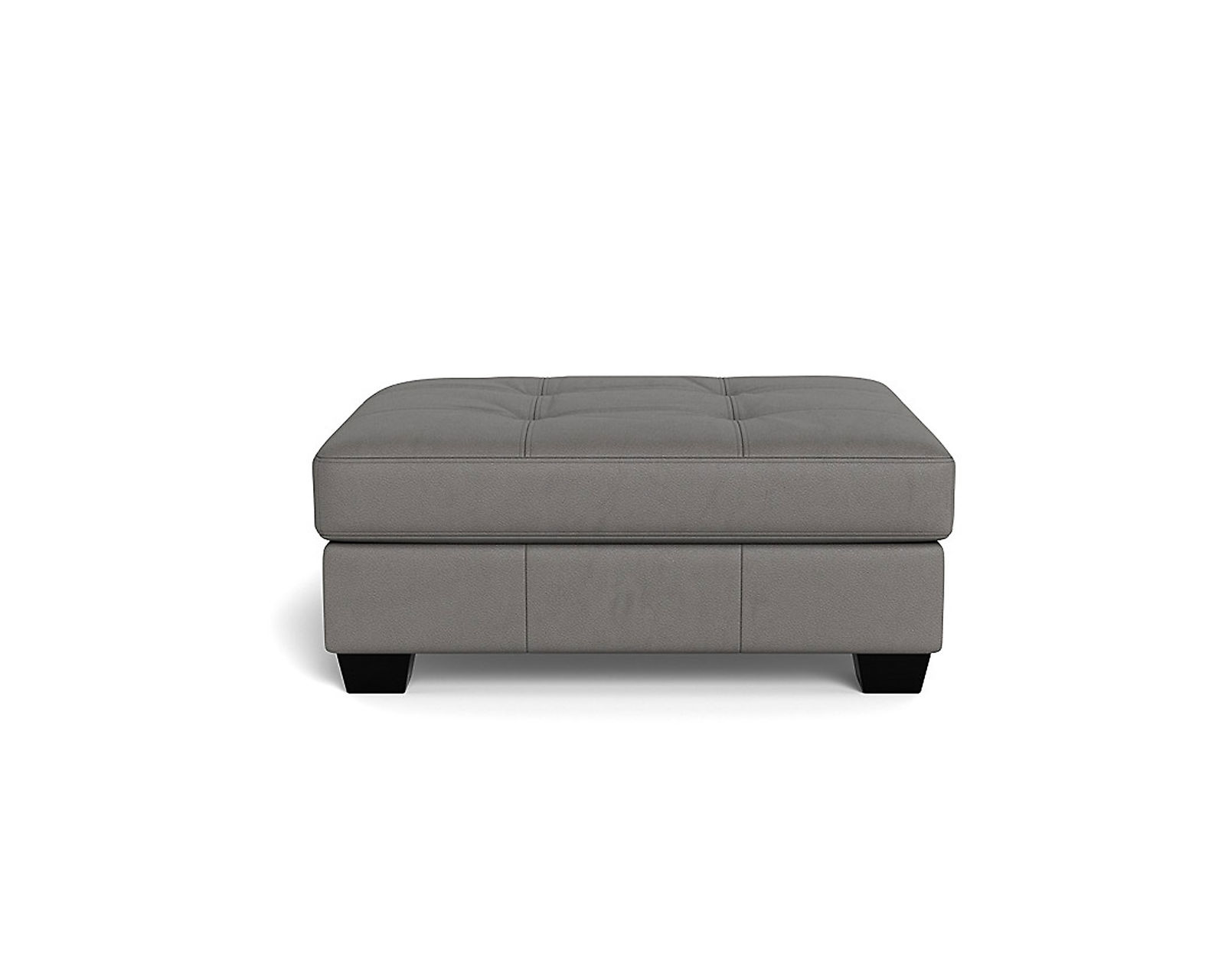 Barrett 77558 Sofa (91") +100 leathers - Barrett Ottoman 32" x 39"