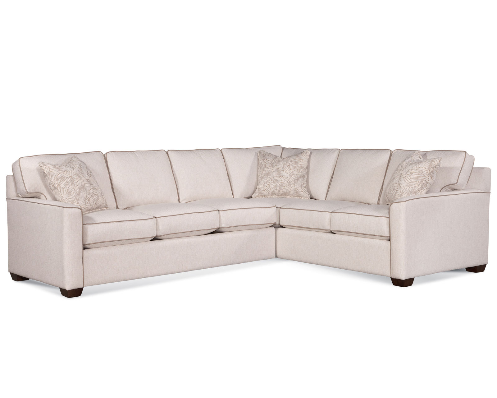 Easton Stationary Sectional (+69 fabrics) - Layout F: Two Piece Sectional 94" x 117"