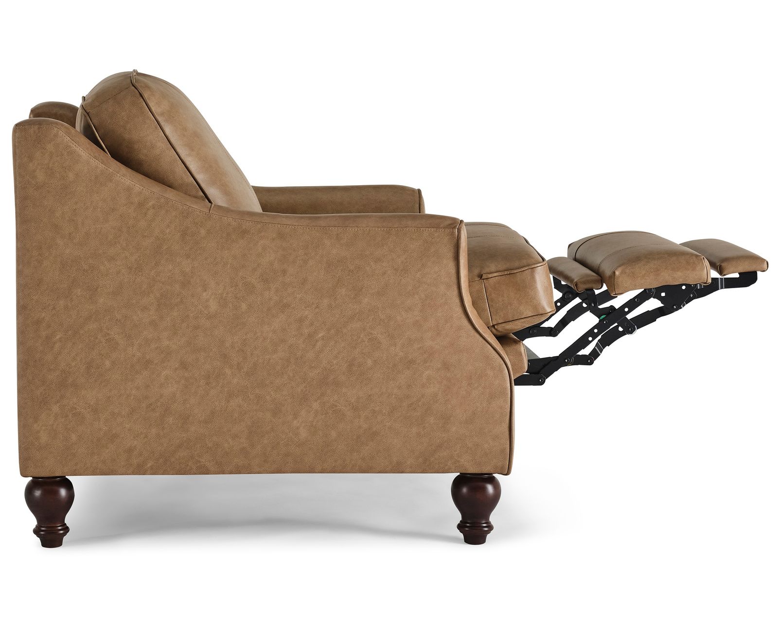 Adeline 84" Incliner Leather Sofa (+40 leathers) - Adeline Leather Incliner Chair