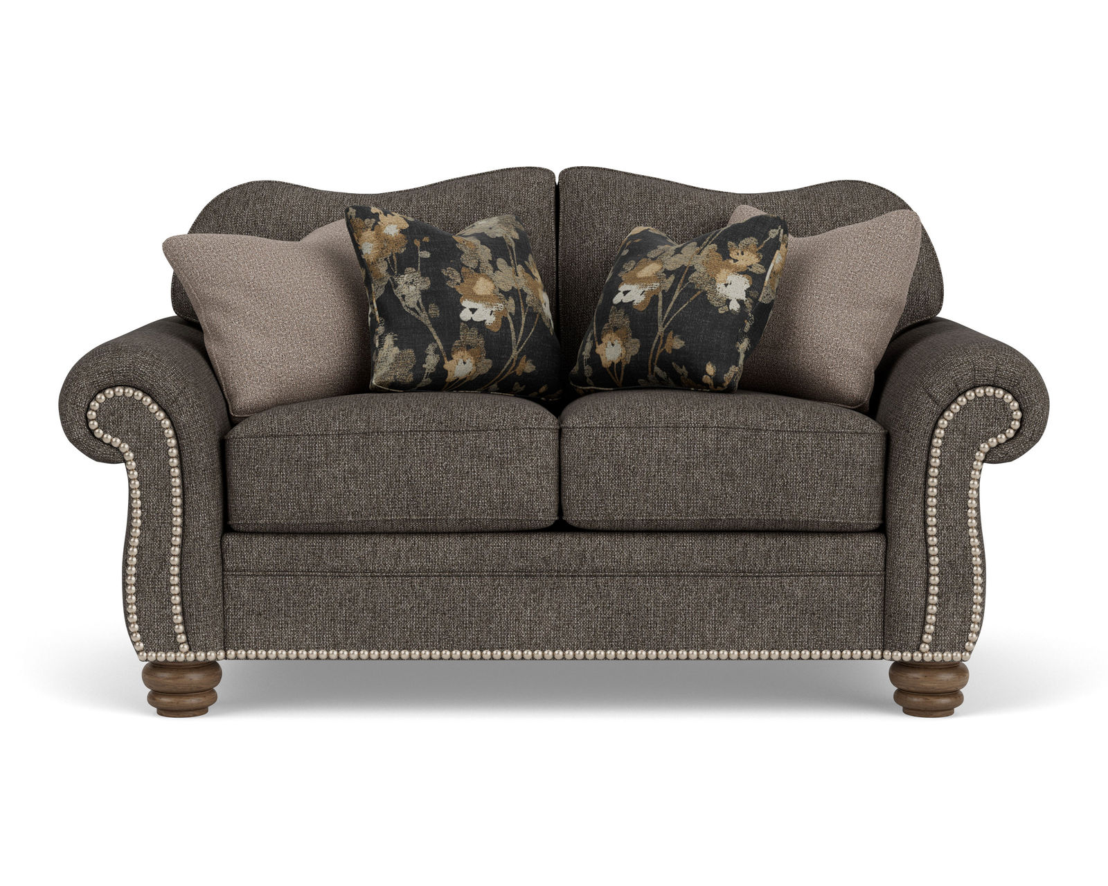 Bexley 8648 Nailhead Loveseat (+100 fabrics)  - Bexley Nailhead Loveseat
