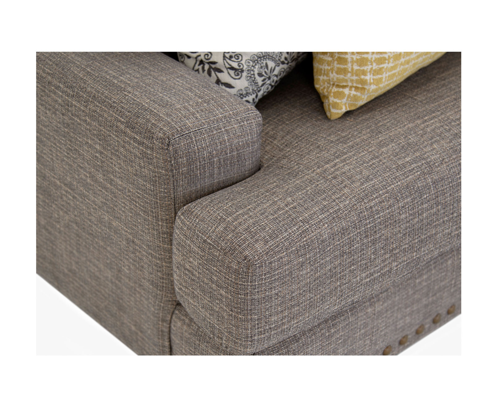 Julienne 864 Stationary Sectional (Includes Pillows) - T-Seat Cushion