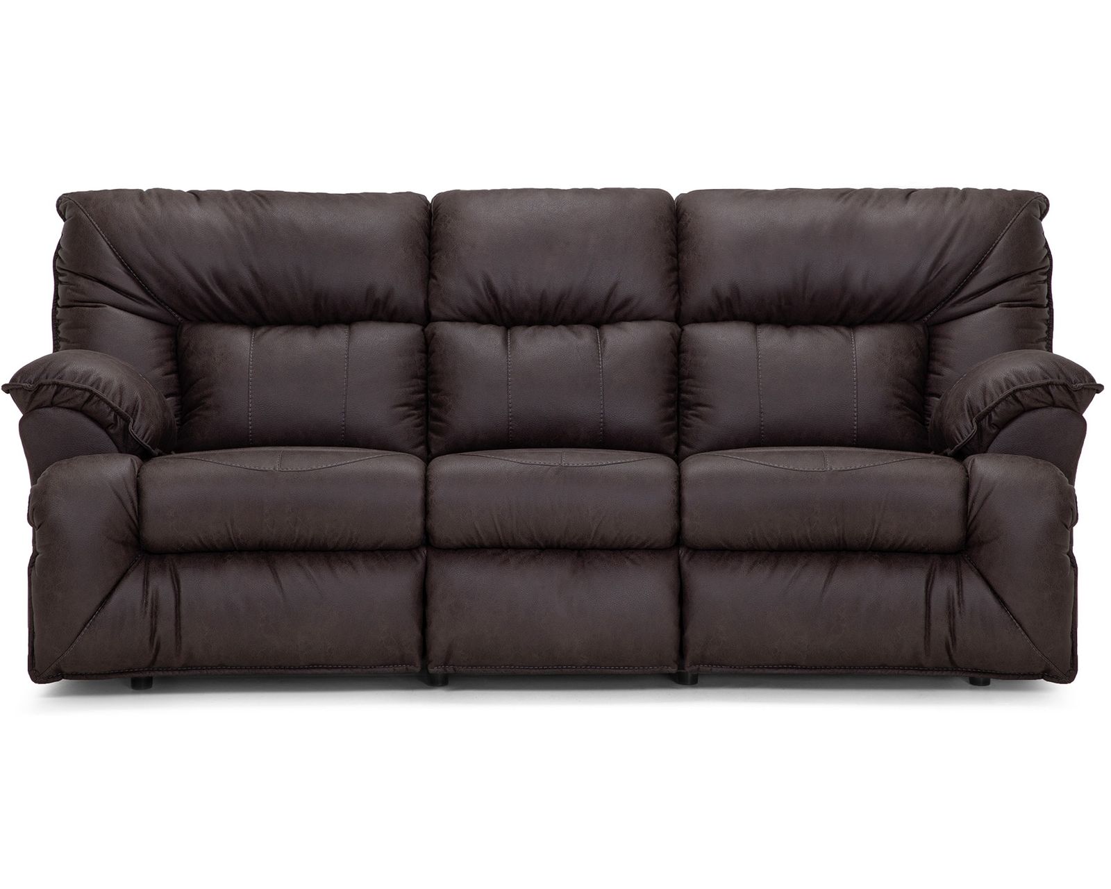 Hector 91" Reclining Sofa with Drop-Down Table & Cupholders (Plush Reclining Comfort. Entertainment Convenience Built Right In) - Hector 90" Reclining Sofa w/ Drop Down Table