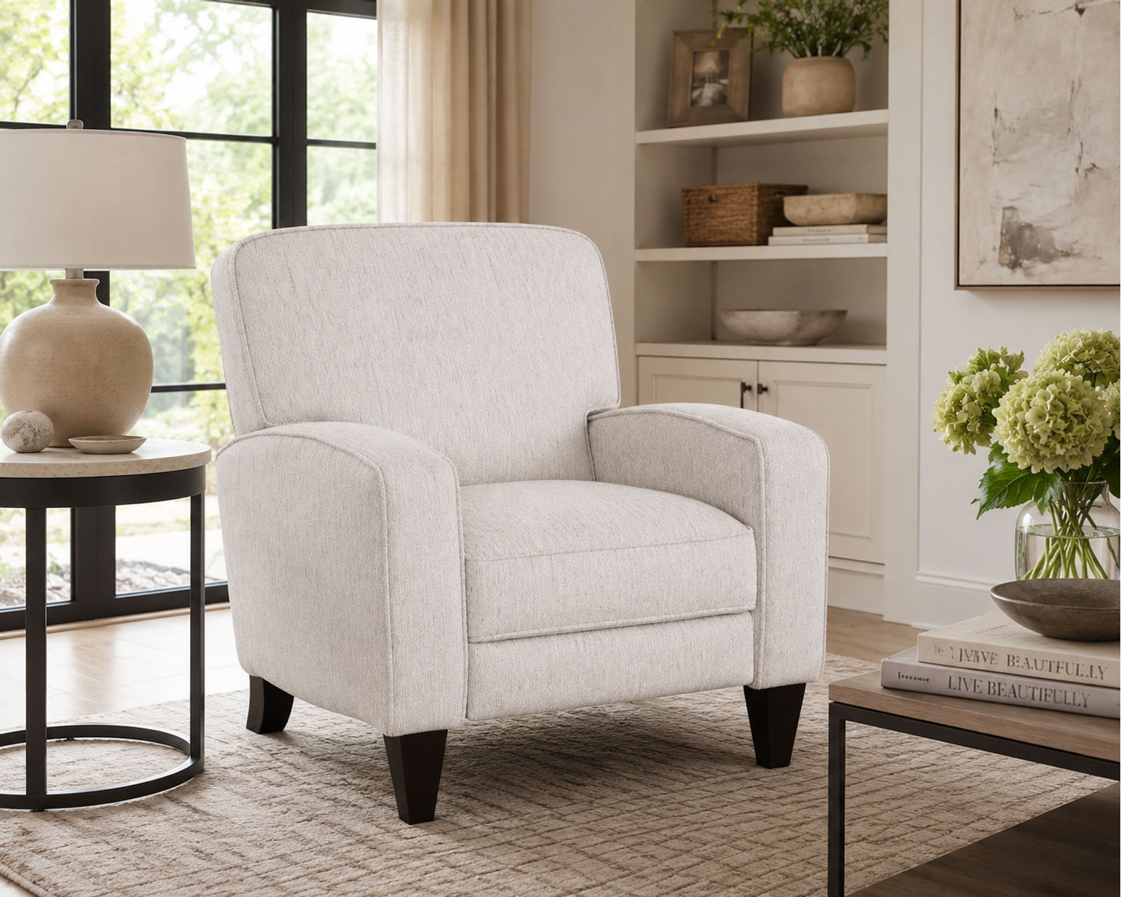 Ashton 93" Sofa (Tailored Style. Sink-In Comfort. Made for Everyday Living.) - Shown in Durable Fabric Color Parchment