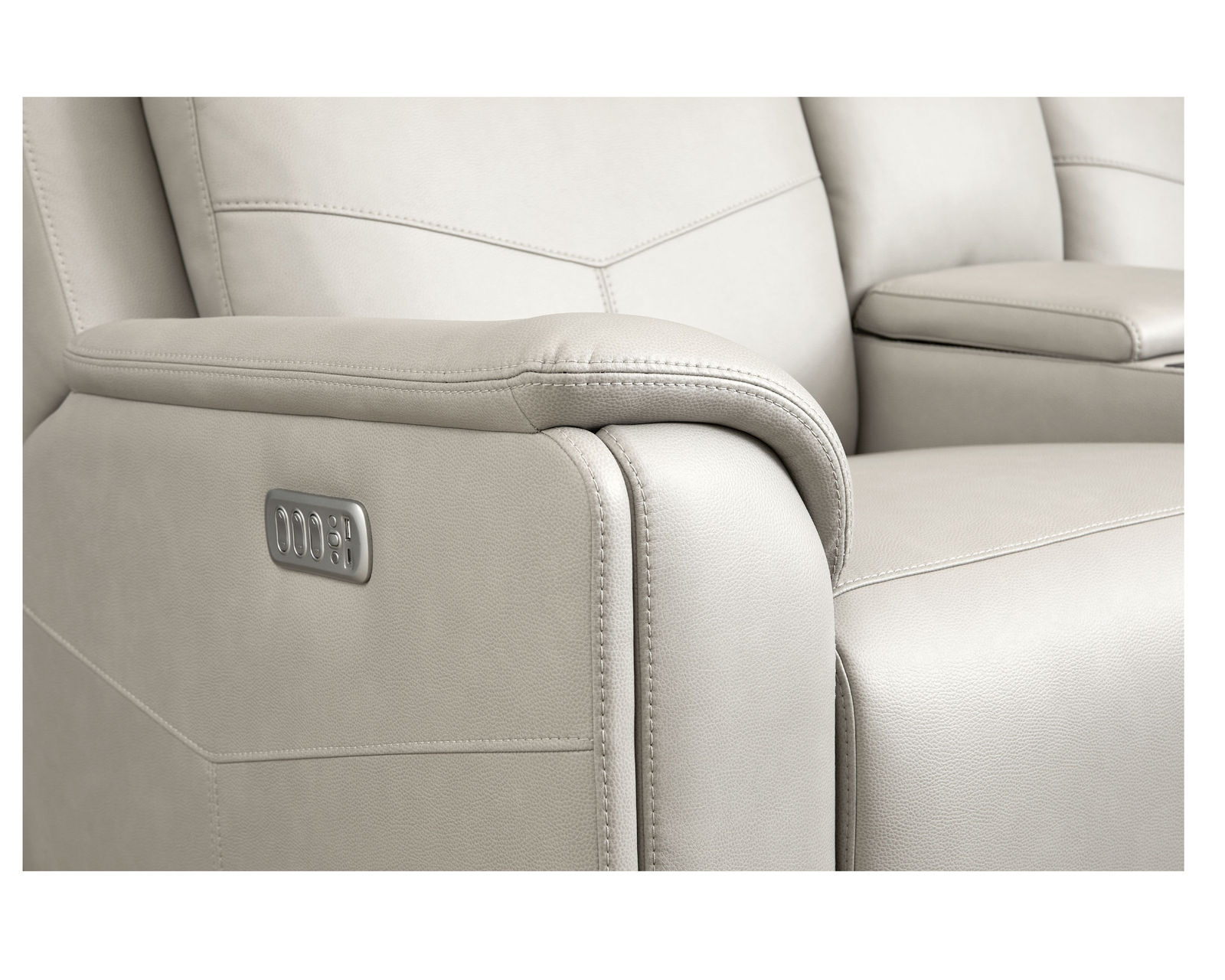 Vernon Triple Power Zero Gravity Reclining Console Loveseat w/ Heat and Massage (+2 colors) In stock