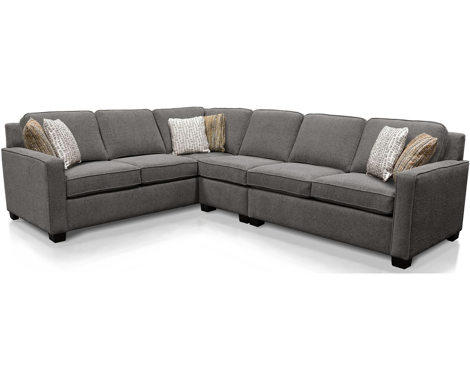 Nola Stationary Sectional  (+101 Standard and Performance Fabrics) - Reverse the sectional pieces from layout G to order this sectional