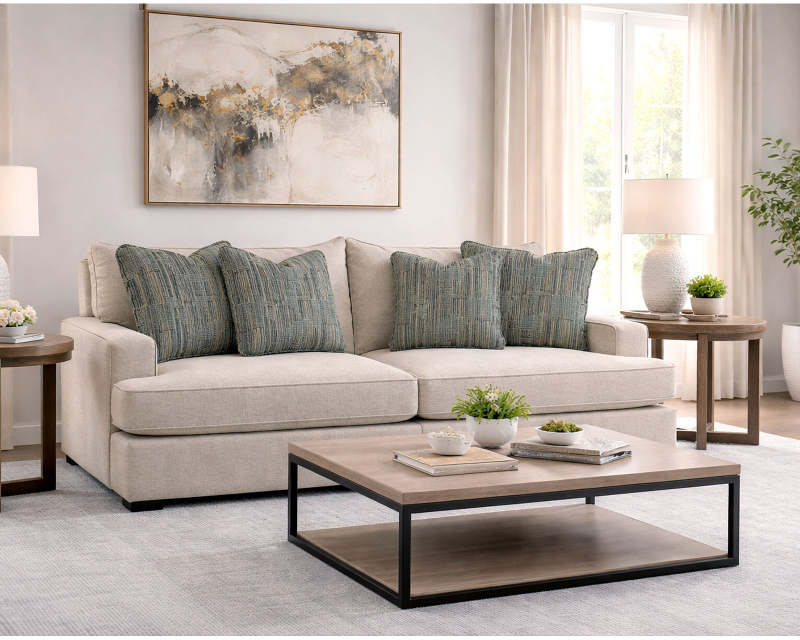 Anderson 88" Sofa  (+101 Standard and Performance Fabrics) - 100 Standard and Performance Fabrics