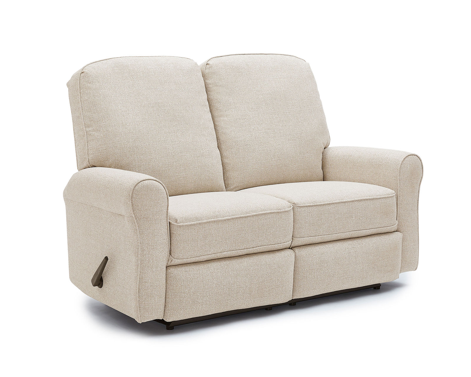 Josey Double Reclining Console Loveseat (+100 fabrics)  - Josey Double Reclining Loveseat