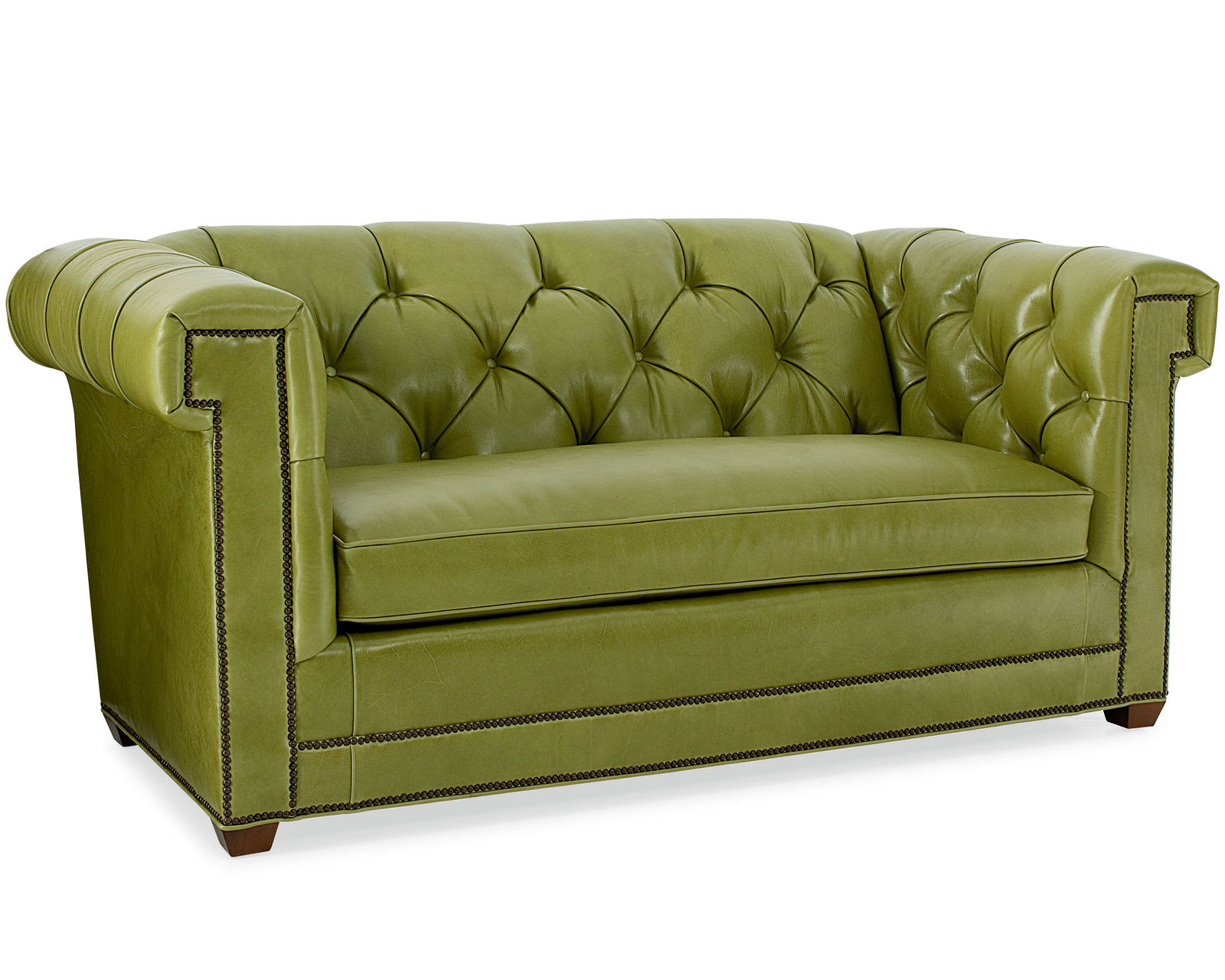 Claybourne Leather 76" - 86" or 98" Nailhead Sofa (+45 leathers) - Claybourne 76" Leather Sofa