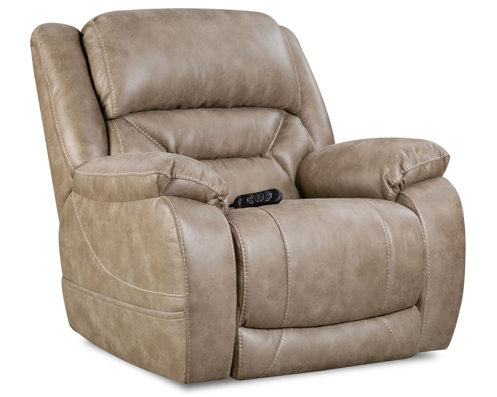 Greer Triple Power Wall-Saver Recliner Mushroom (In stock)