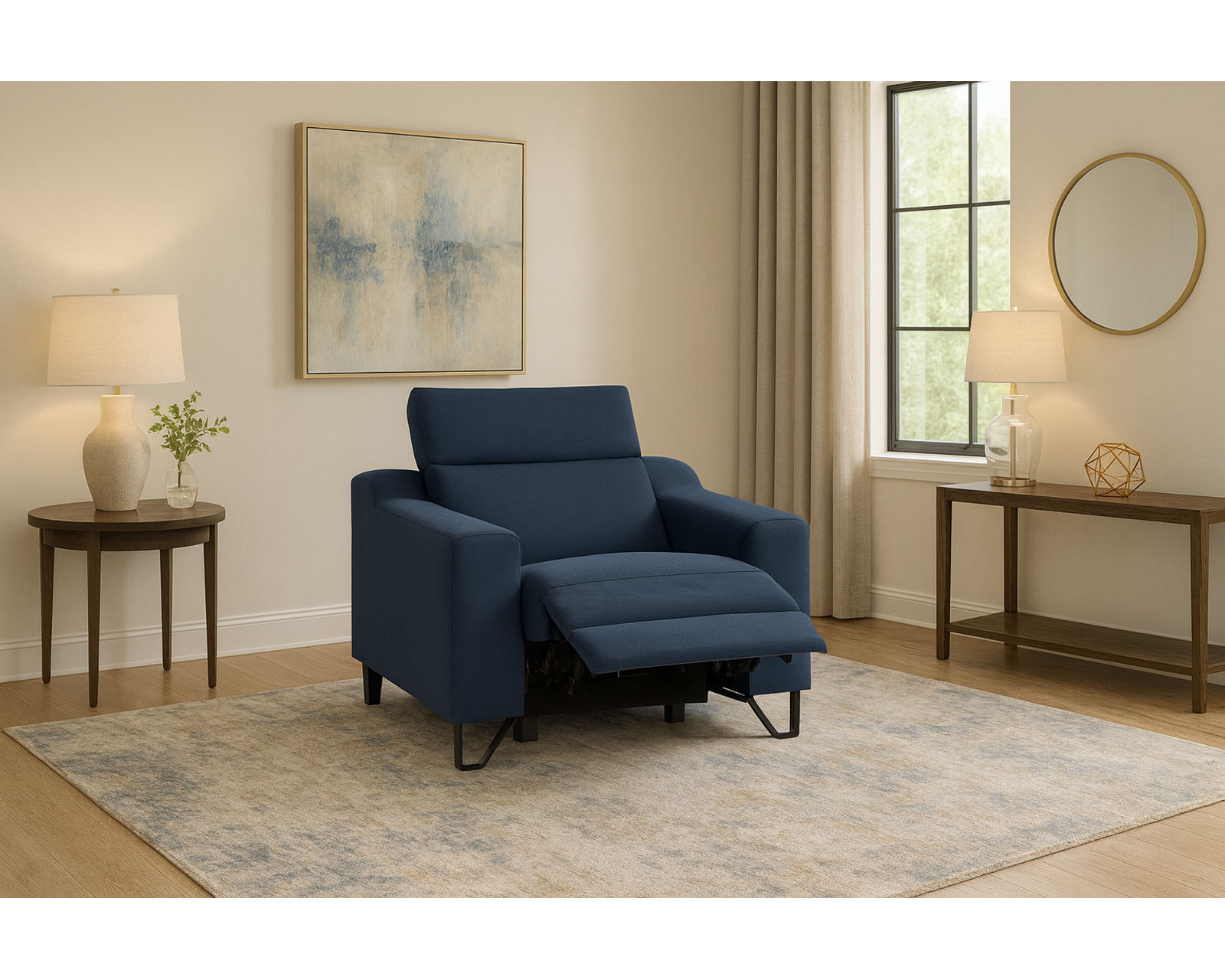 Tabor 44003 Power Headrest Power Wallhugger Recliner  (+50 fabrics)