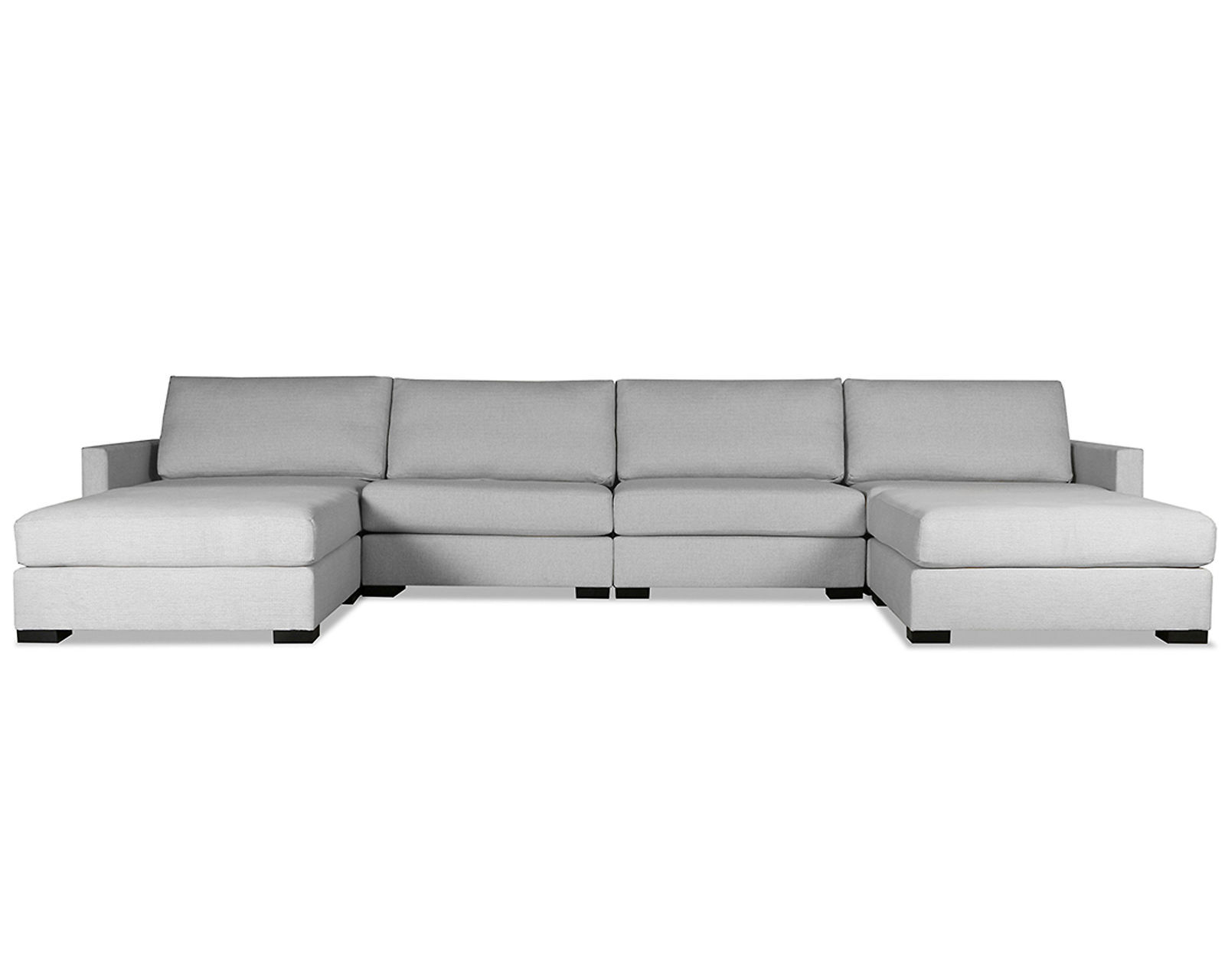 Chester 6 Pieces Modular Sectional (Choice of Colors) - Chester 6 Pieces Modular Sectional in Grey